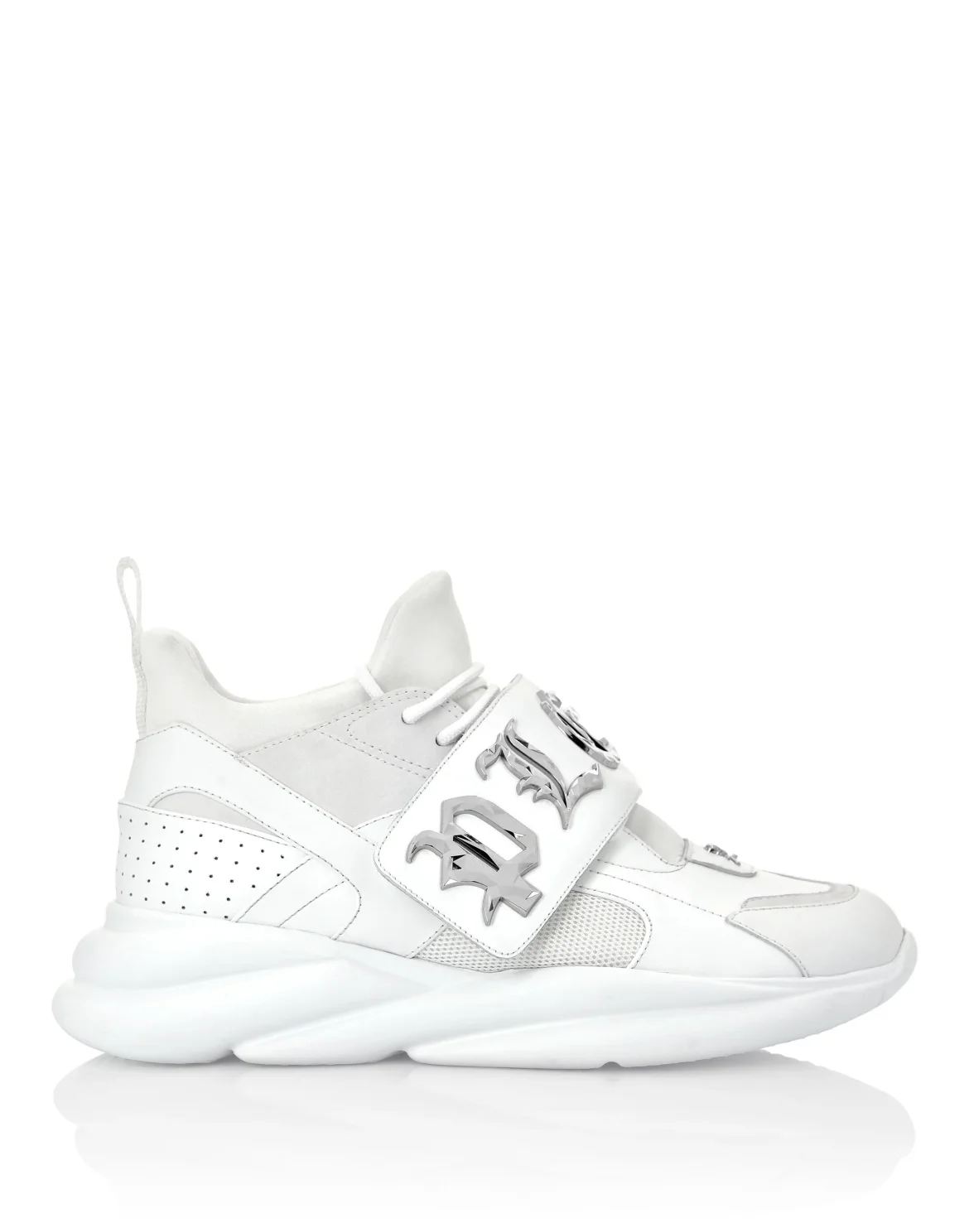 RUNNER SNEAKERS GOTHIC PLEIN, цвет: Белый