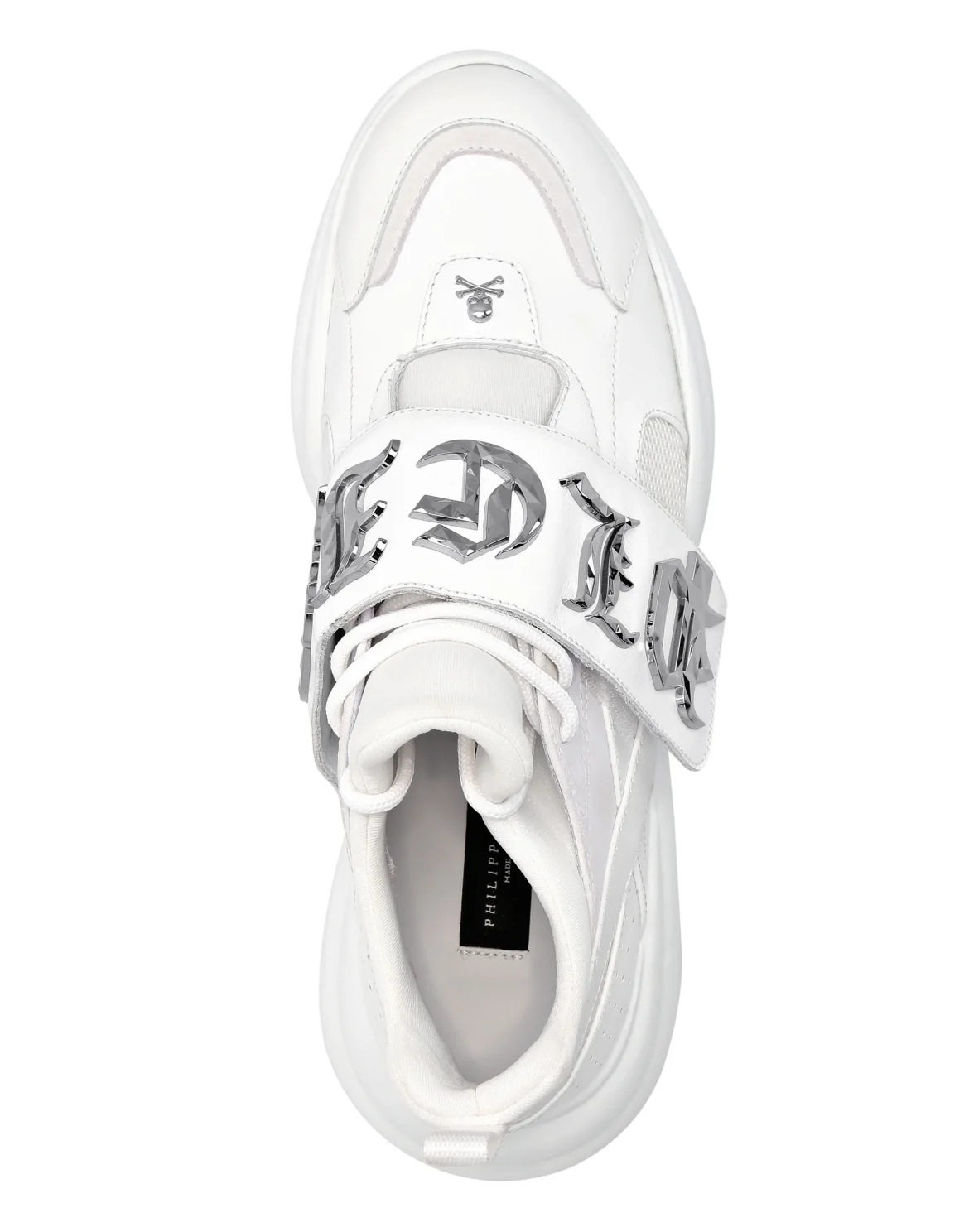 RUNNER SNEAKERS GOTHIC PLEIN, цвет: Белый