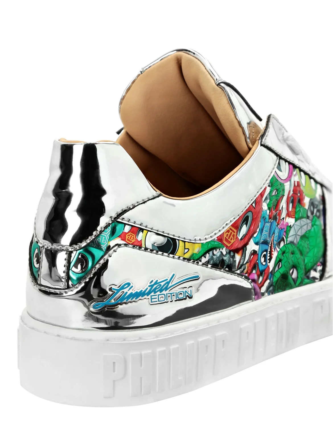 Lo-Top Sneakers Lil’ Monsters Gang, цвет: Серебристый
