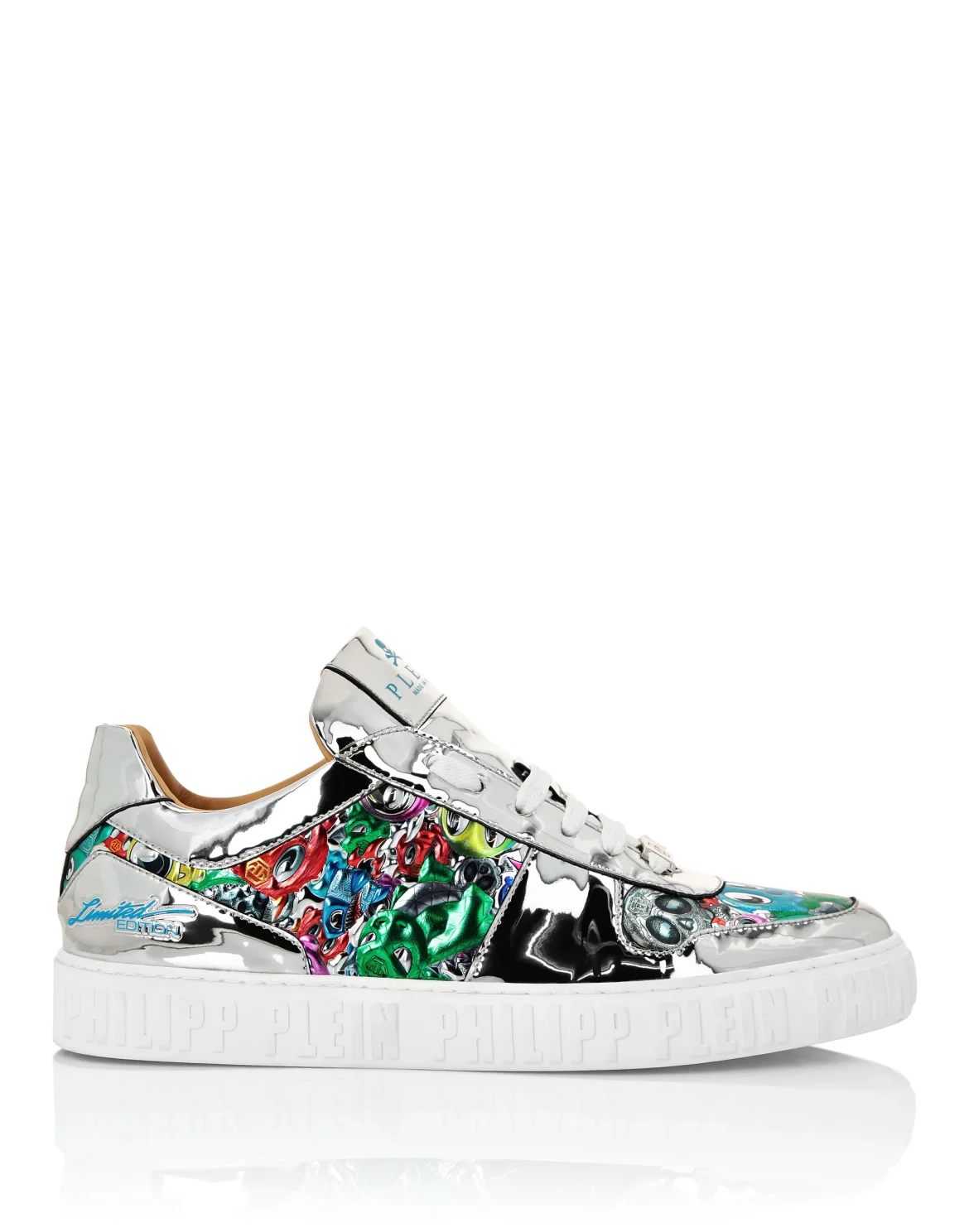 Lo-Top Sneakers Lil’ Monsters Gang, цвет: Серебристый