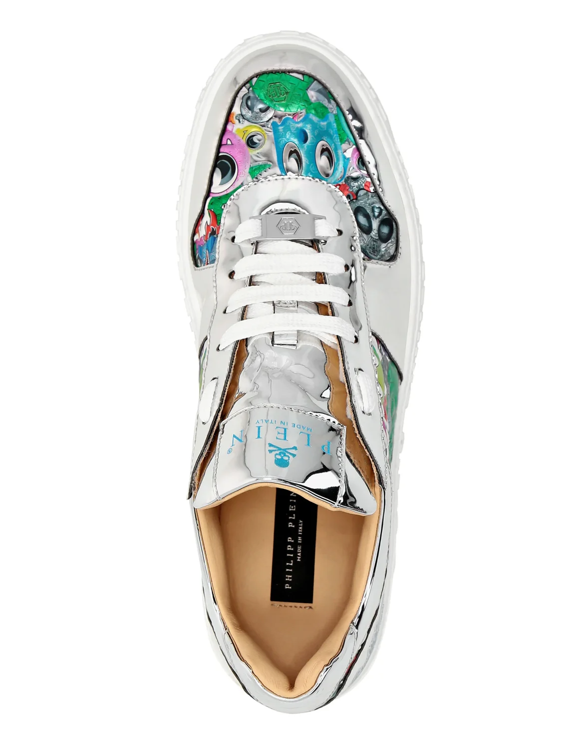 Lo-Top Sneakers Lil’ Monsters Gang, цвет: Серебристый