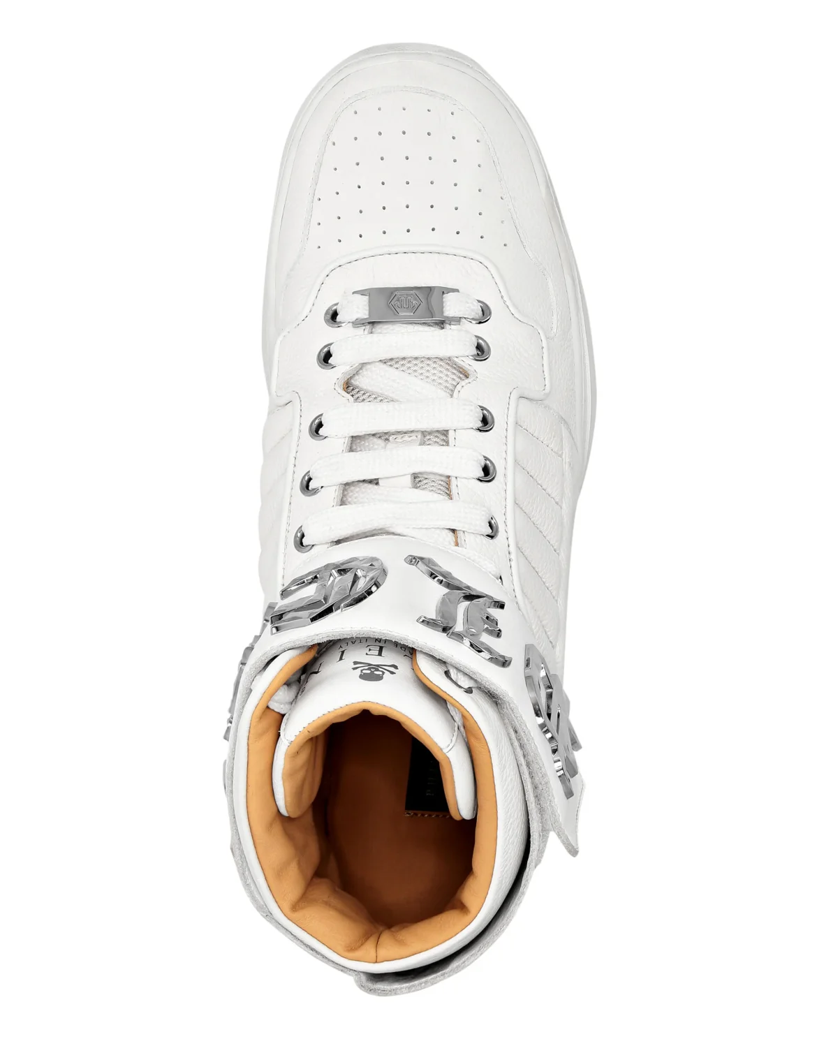 HI-TOP SNEAKERS GOTHIC PLEIN, цвет: Белый