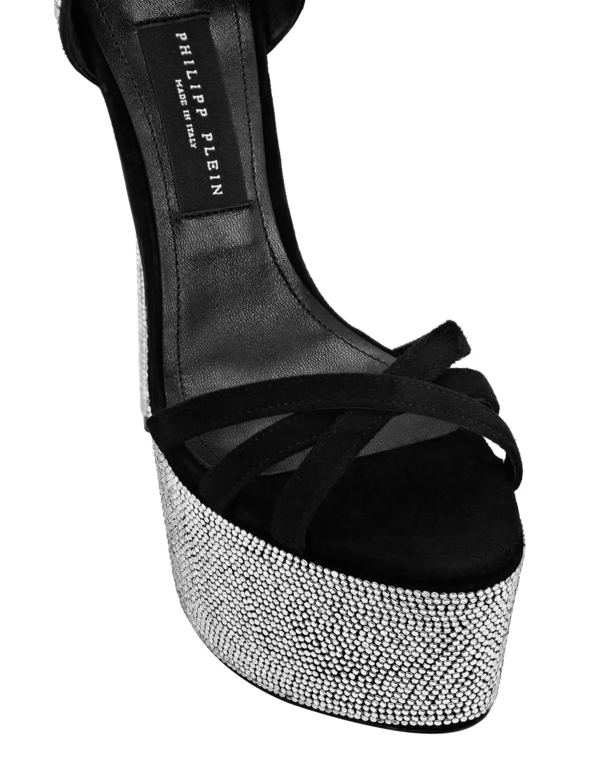 Crystal  Platform Sandals, цвет: Белый