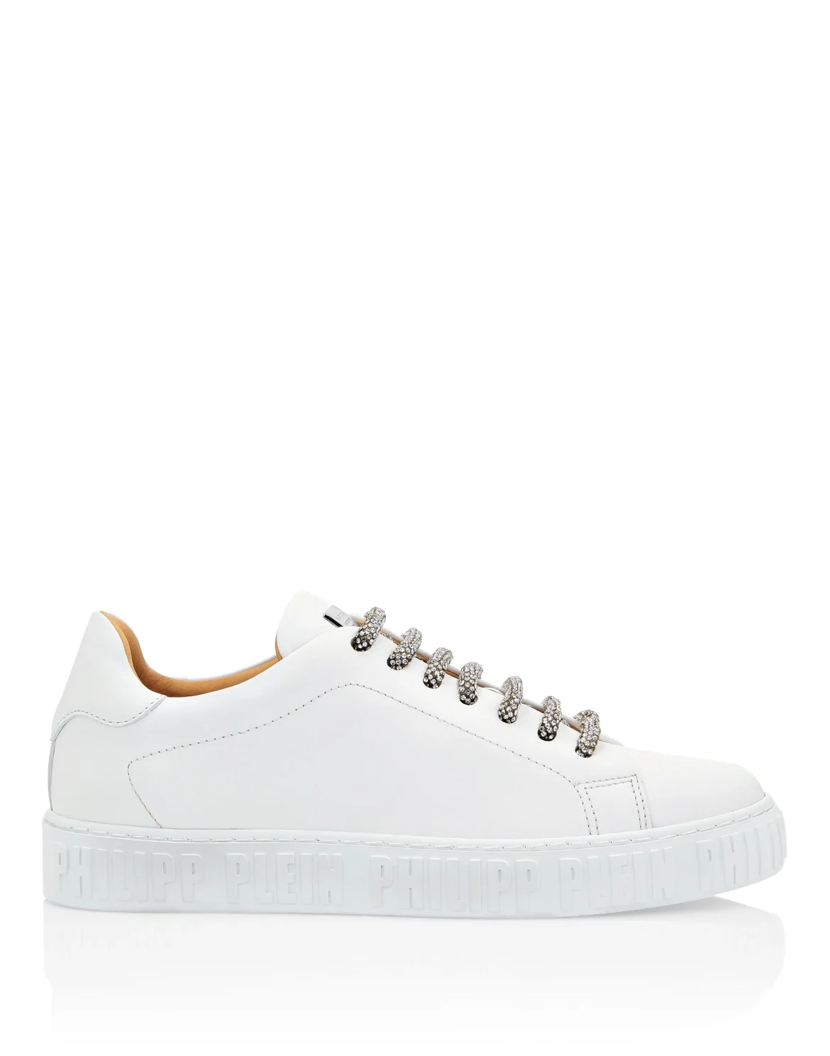 Lo-Top Sneakers Basic with Crystals, цвет: Белый