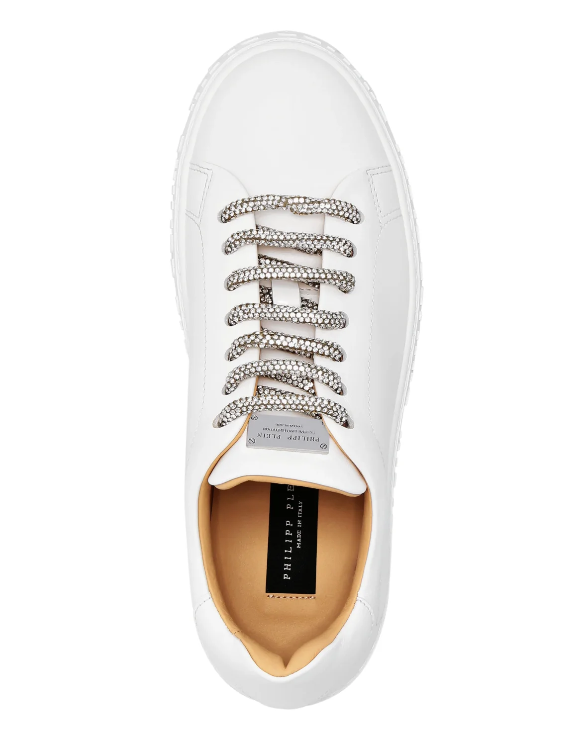 Lo-Top Sneakers Basic with Crystals, цвет: Белый