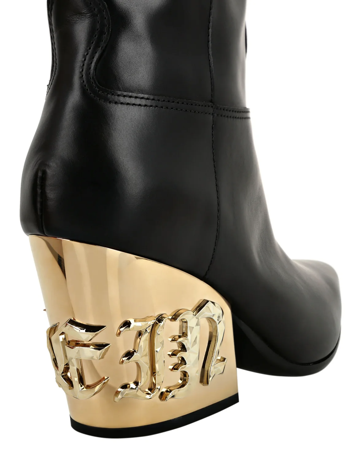 CowBoy Mid-Heel Boots  Gothic Plein, цвет: Черный