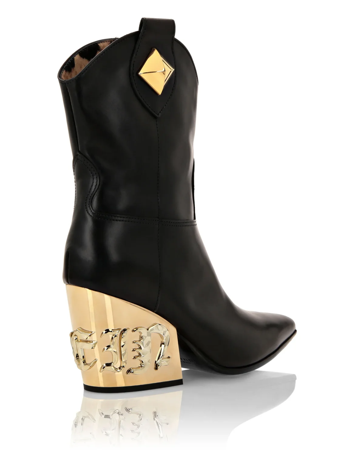 CowBoy Mid-Heel Boots  Gothic Plein, цвет: Черный