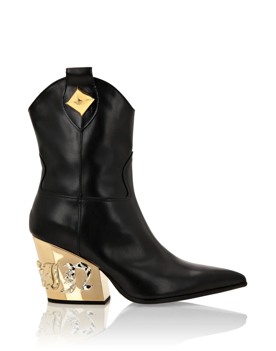 CowBoy Mid-Heel Boots  Gothic Plein, цвет: Черный