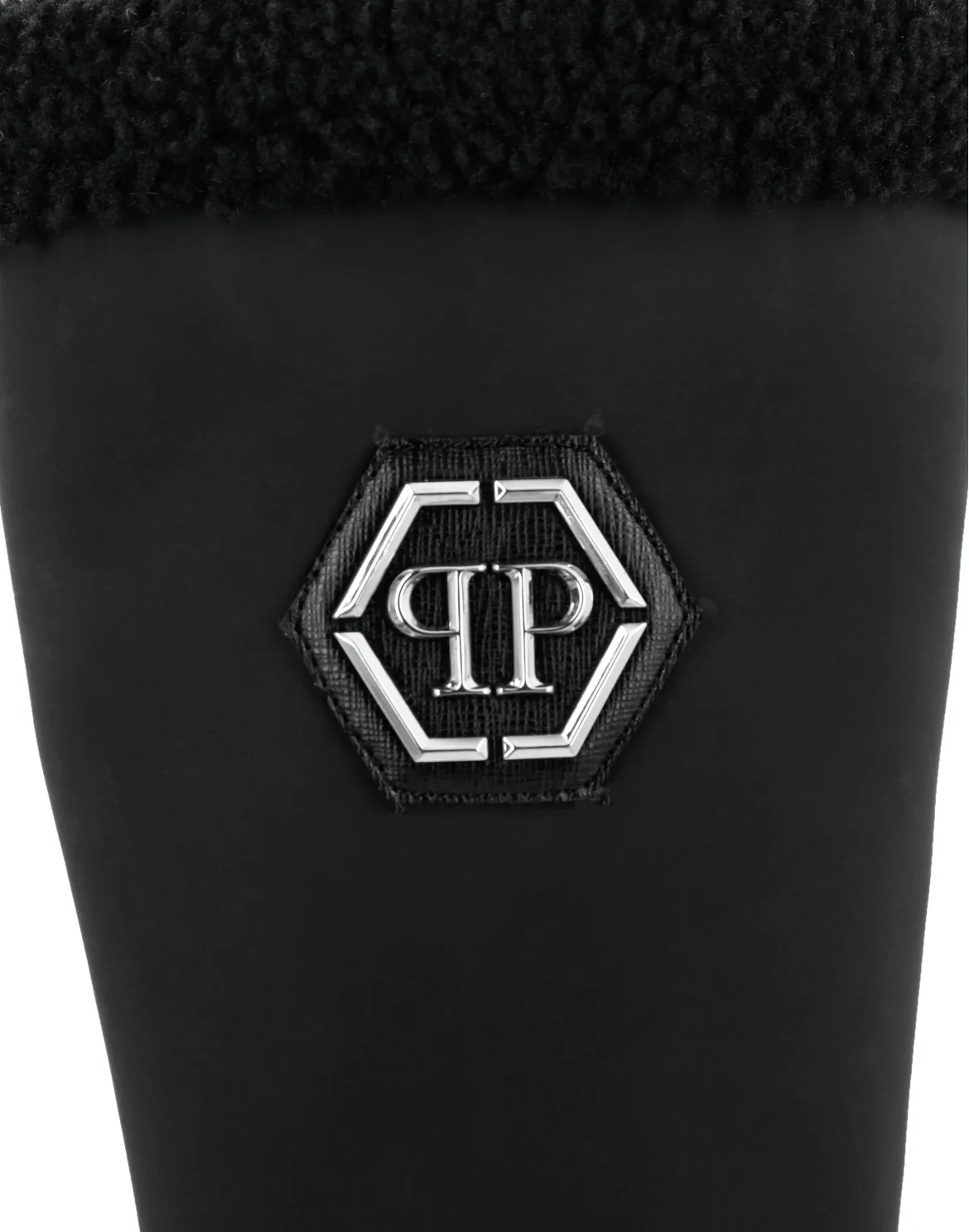 Mid-Flat Boots Hexagon, цвет: Черный