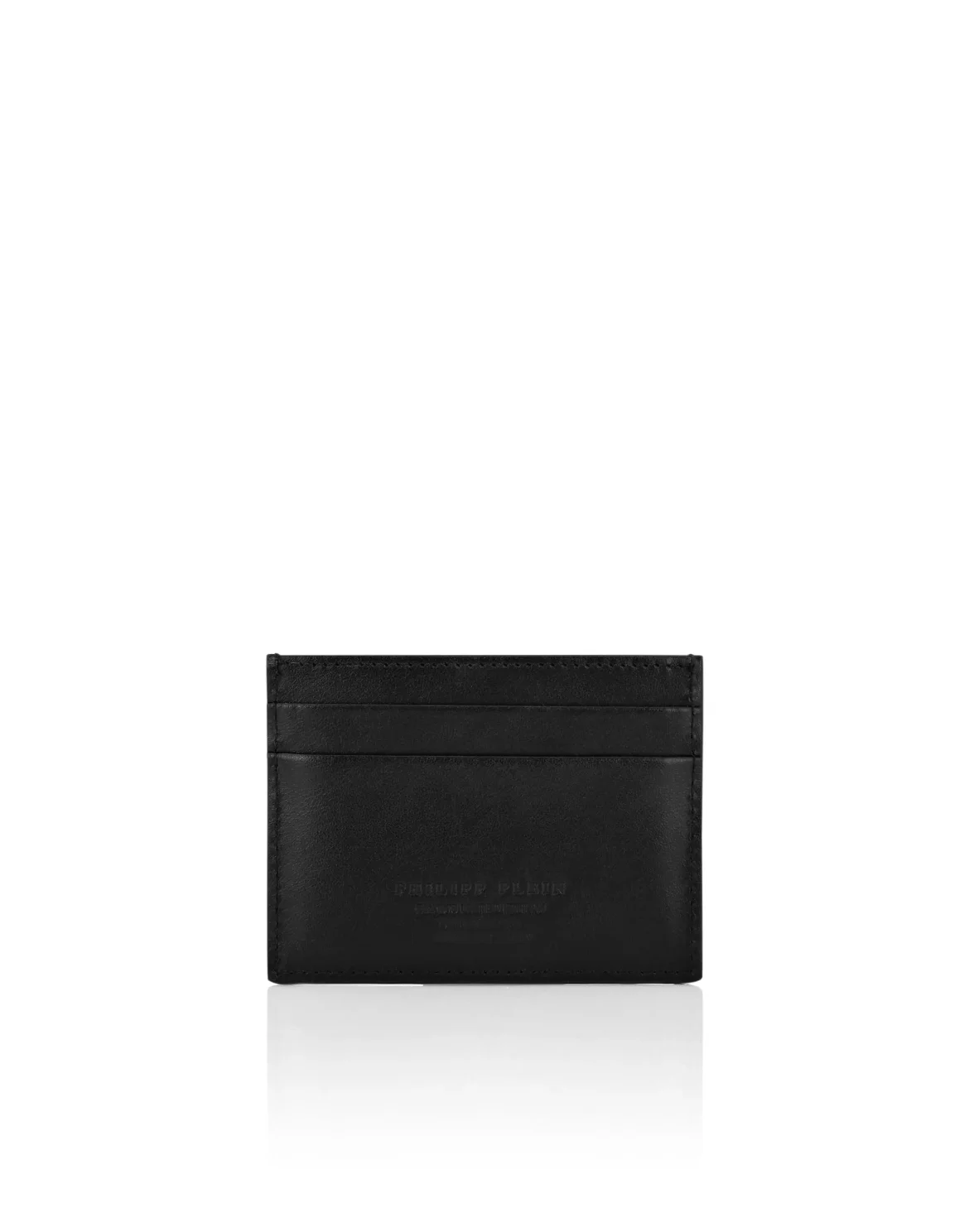 Leather Credit Cards Holder Hexagon, цвет: Черный