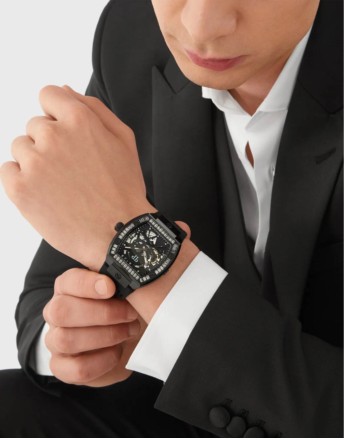 THE $KELETON WATCH, цвет: Черный