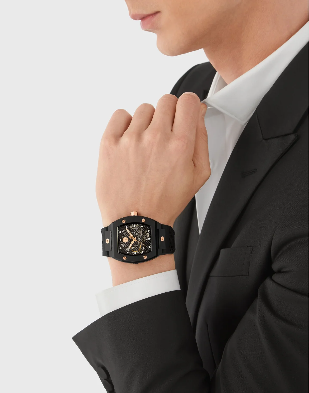 THE $KELETON ECOCERAMIC  WATCH, цвет: Черный