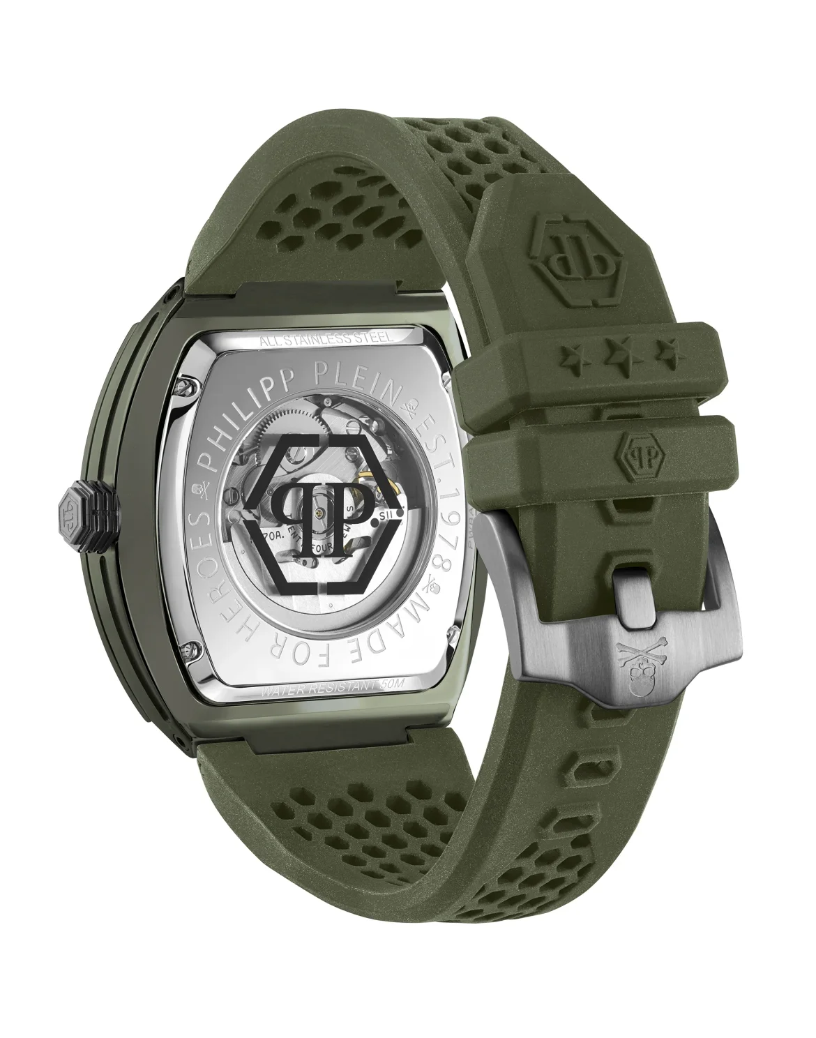 THE $KELETON ECOCERAMIC  WATCH, цвет: Зеленый