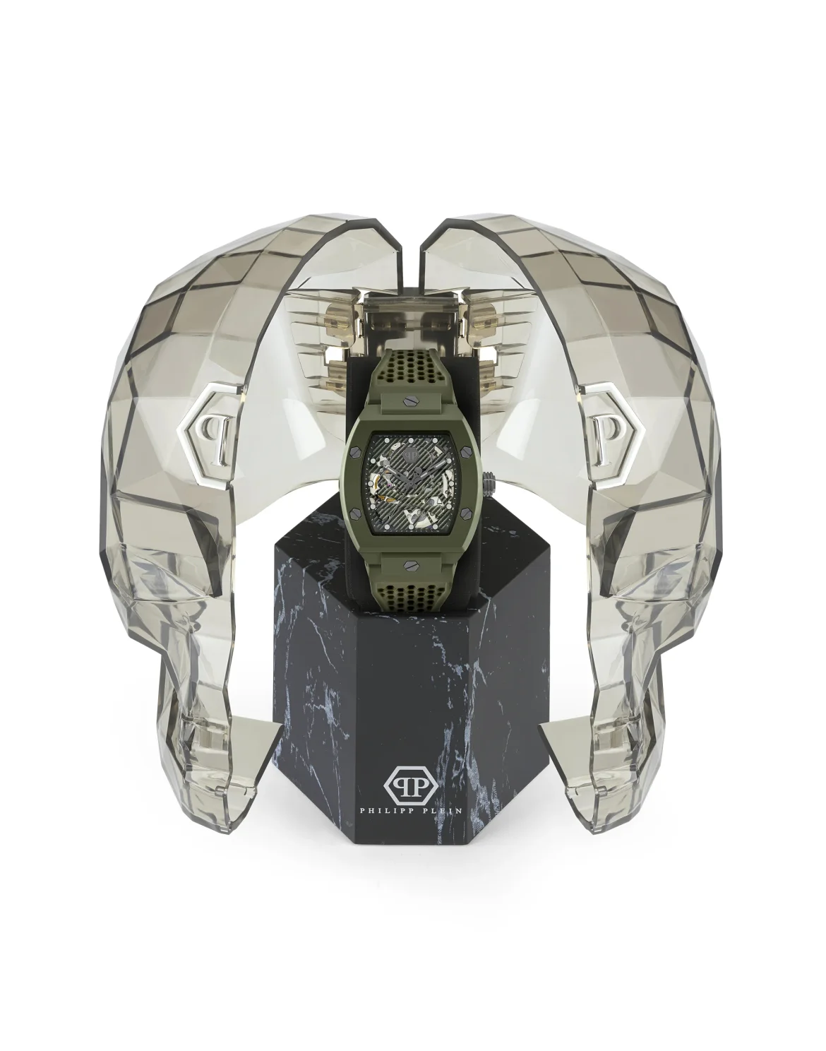 THE $KELETON ECOCERAMIC  WATCH, цвет: Зеленый