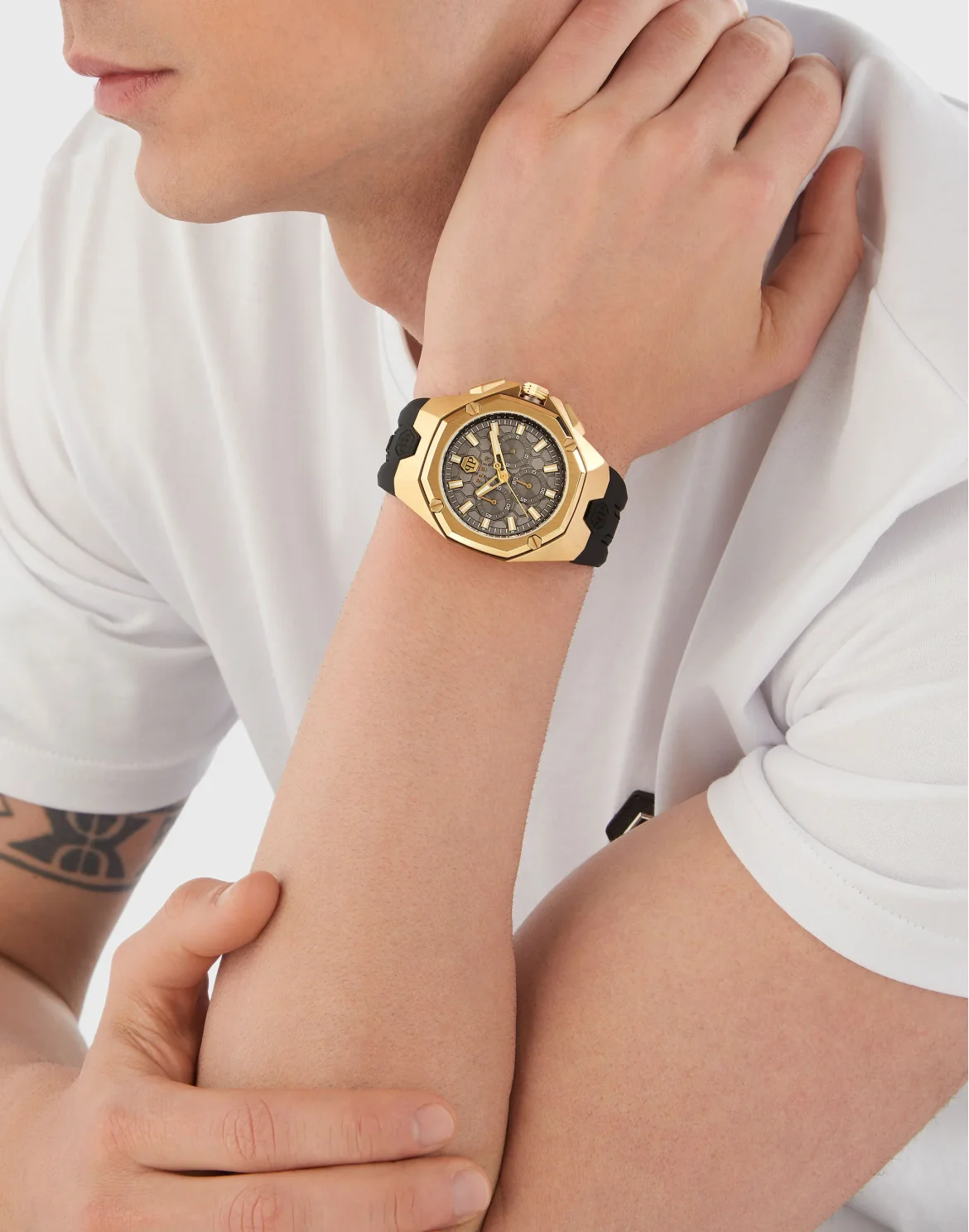 OCTAGON WATCH, цвет: Черный