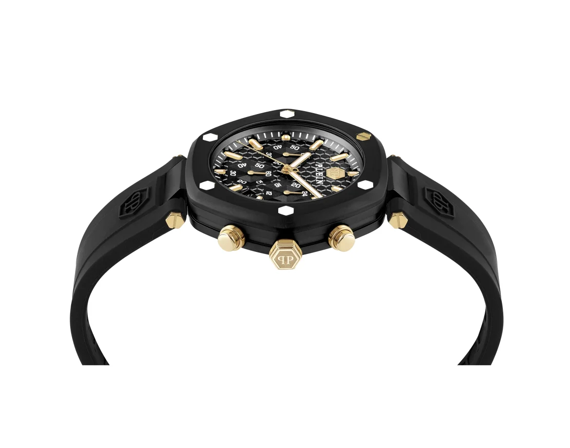 THE HEXAGON CHRONO WATCH, цвет: Черный