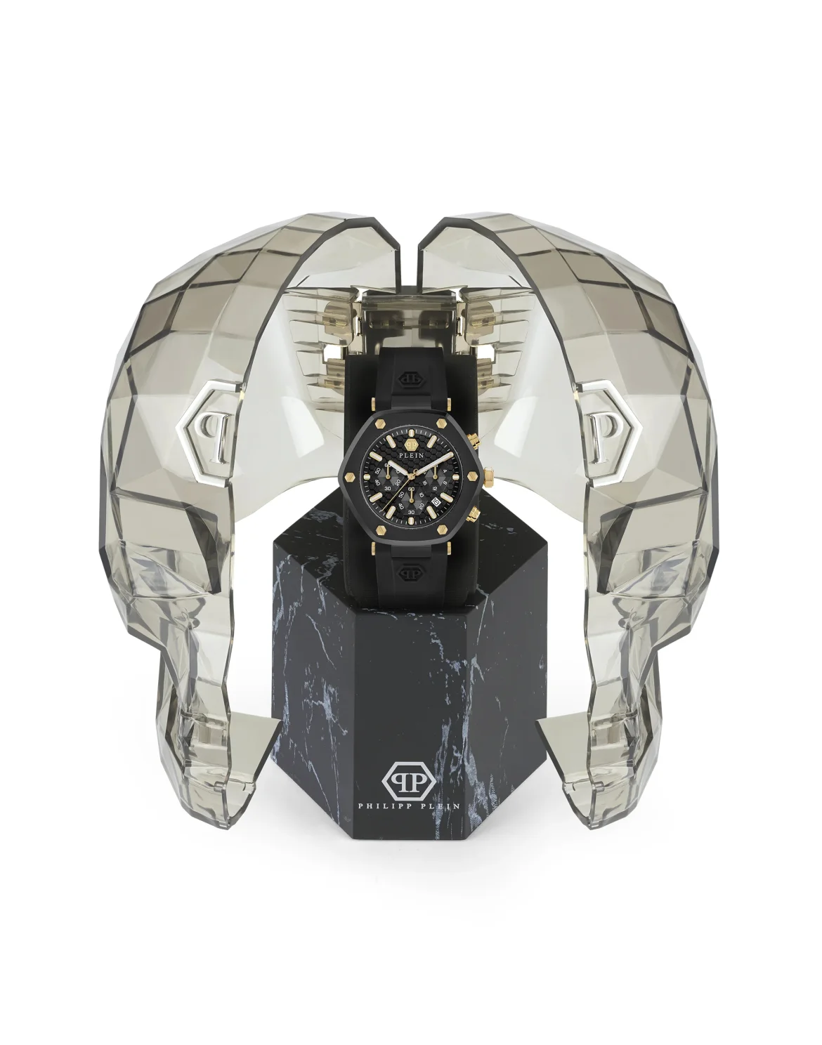 THE HEXAGON CHRONO WATCH, цвет: Черный