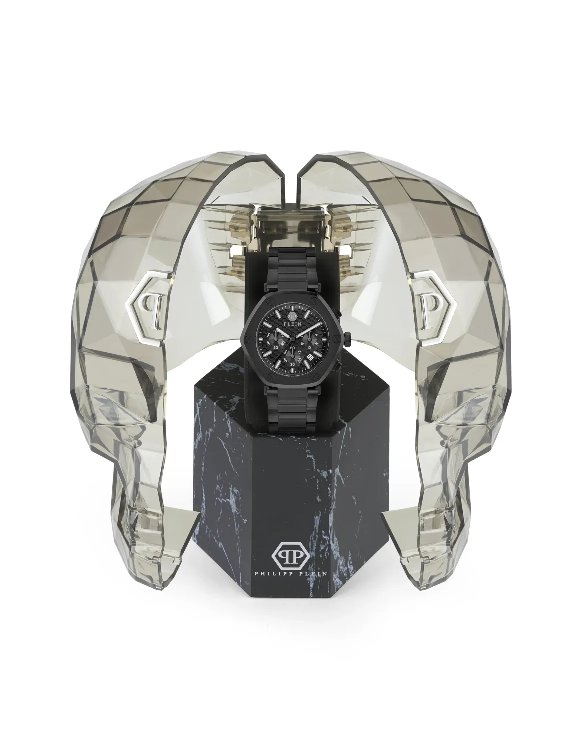 THE HEXAGON CHRONO WATCH, цвет: Черный