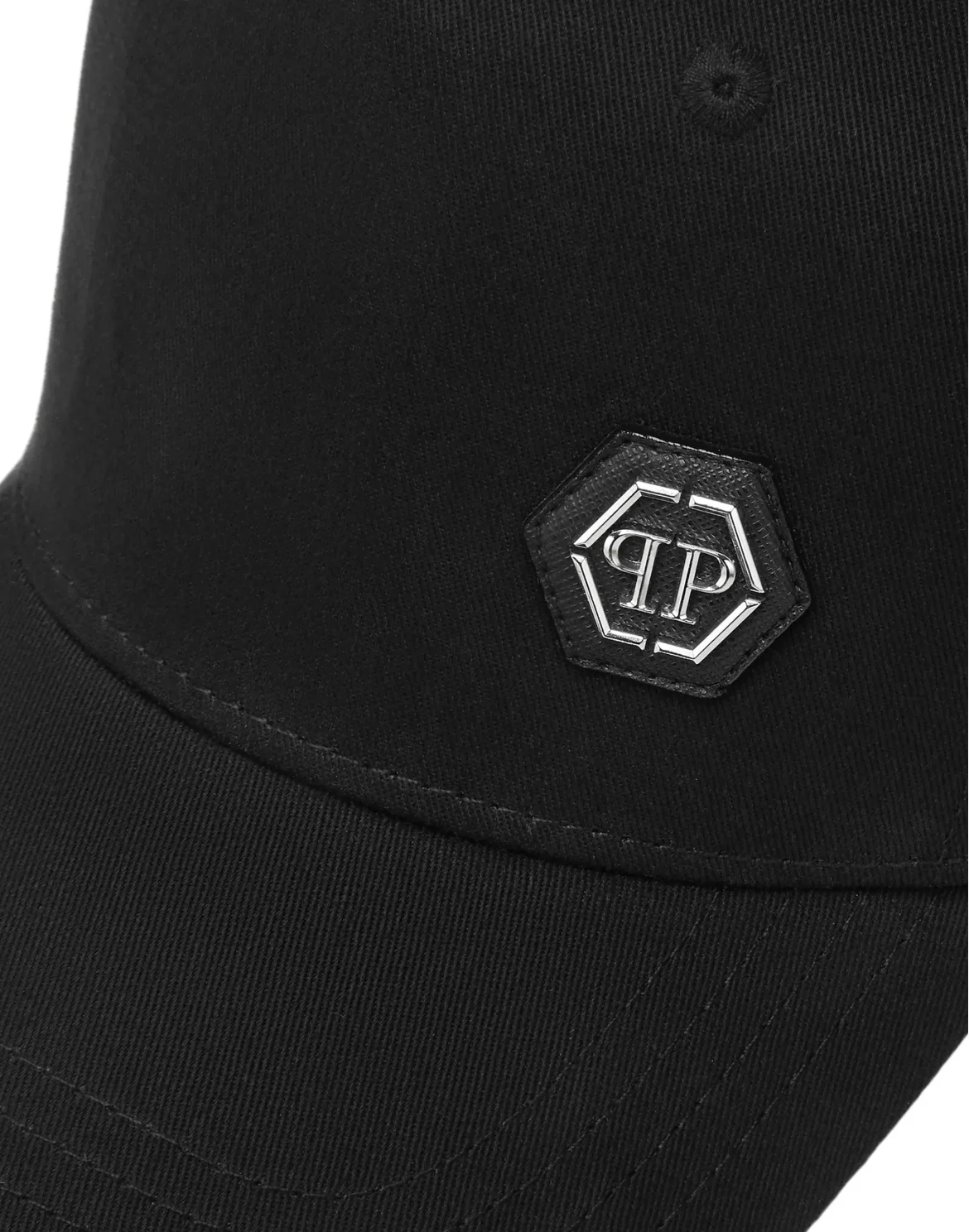 Canvas Baseball Cap Gothic Plein, цвет: Черный