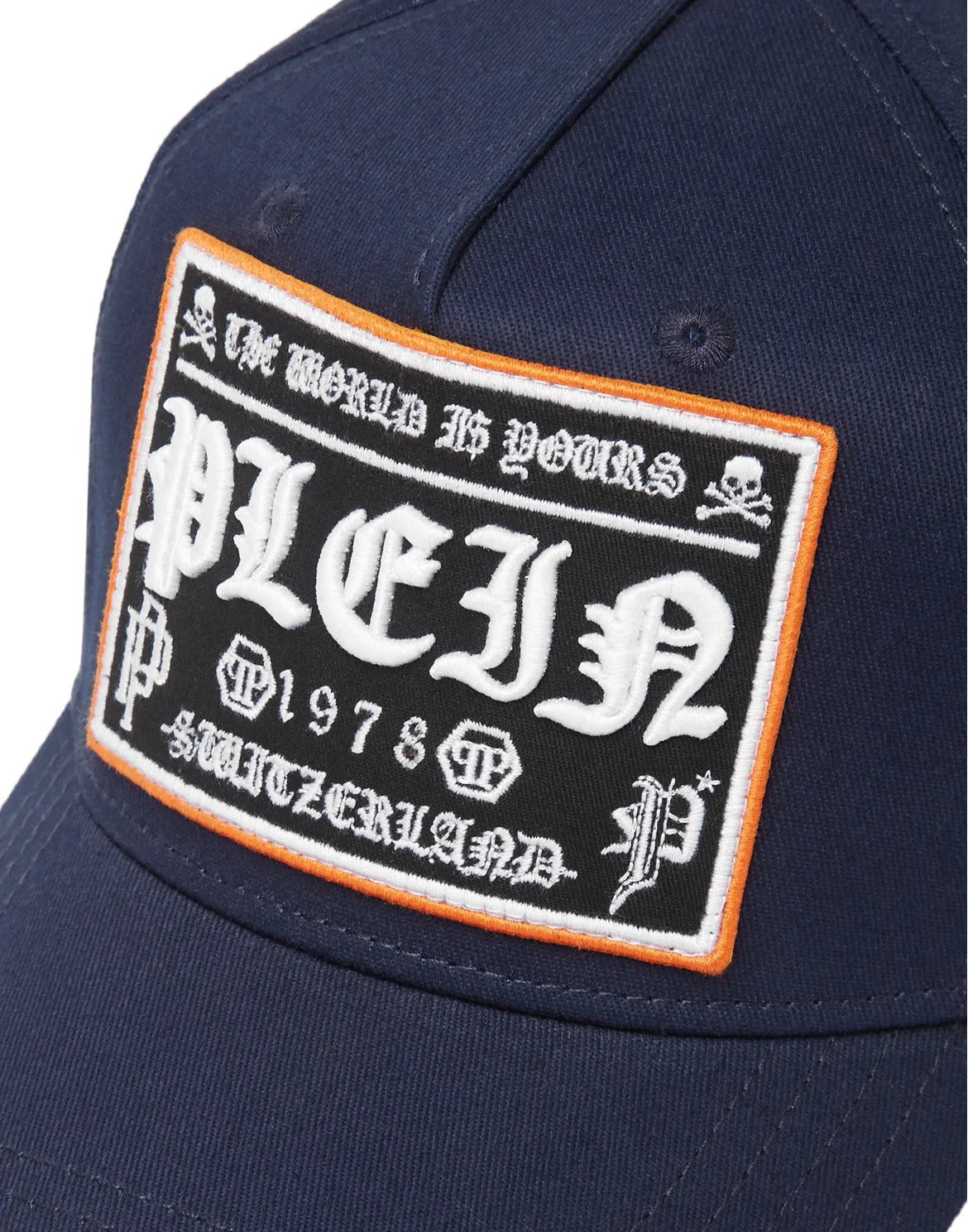 Baseball Cap Gothic Plein, цвет: Синий