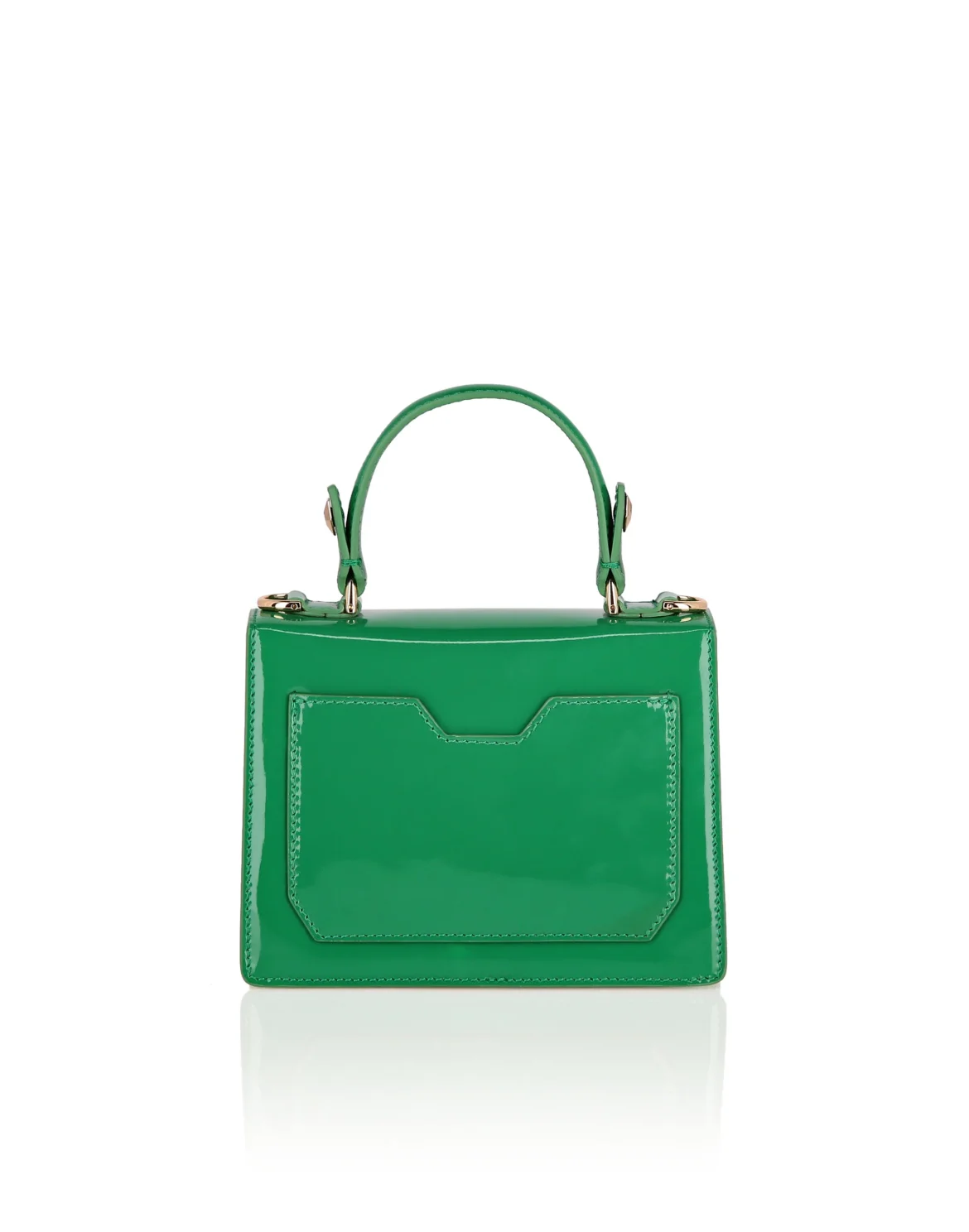 Small Handle Bag Superheroine BROOCHES, цвет: Зеленый