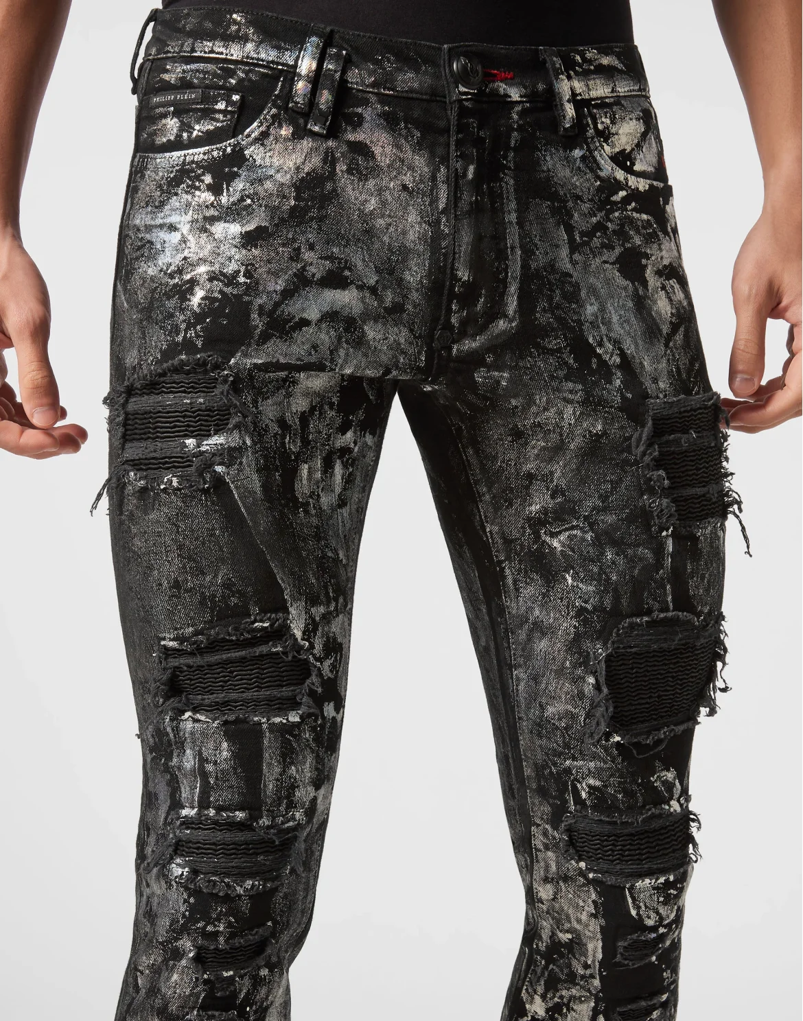 Denim Trousers Rock Star Fit, цвет: Черный