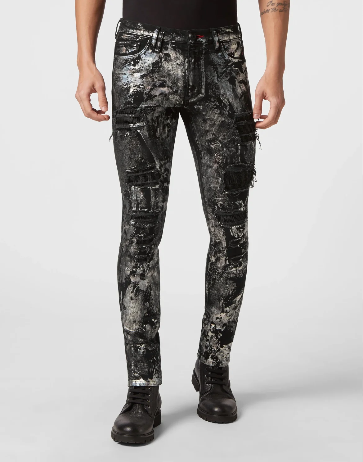 Denim Trousers Rock Star Fit, цвет: Черный