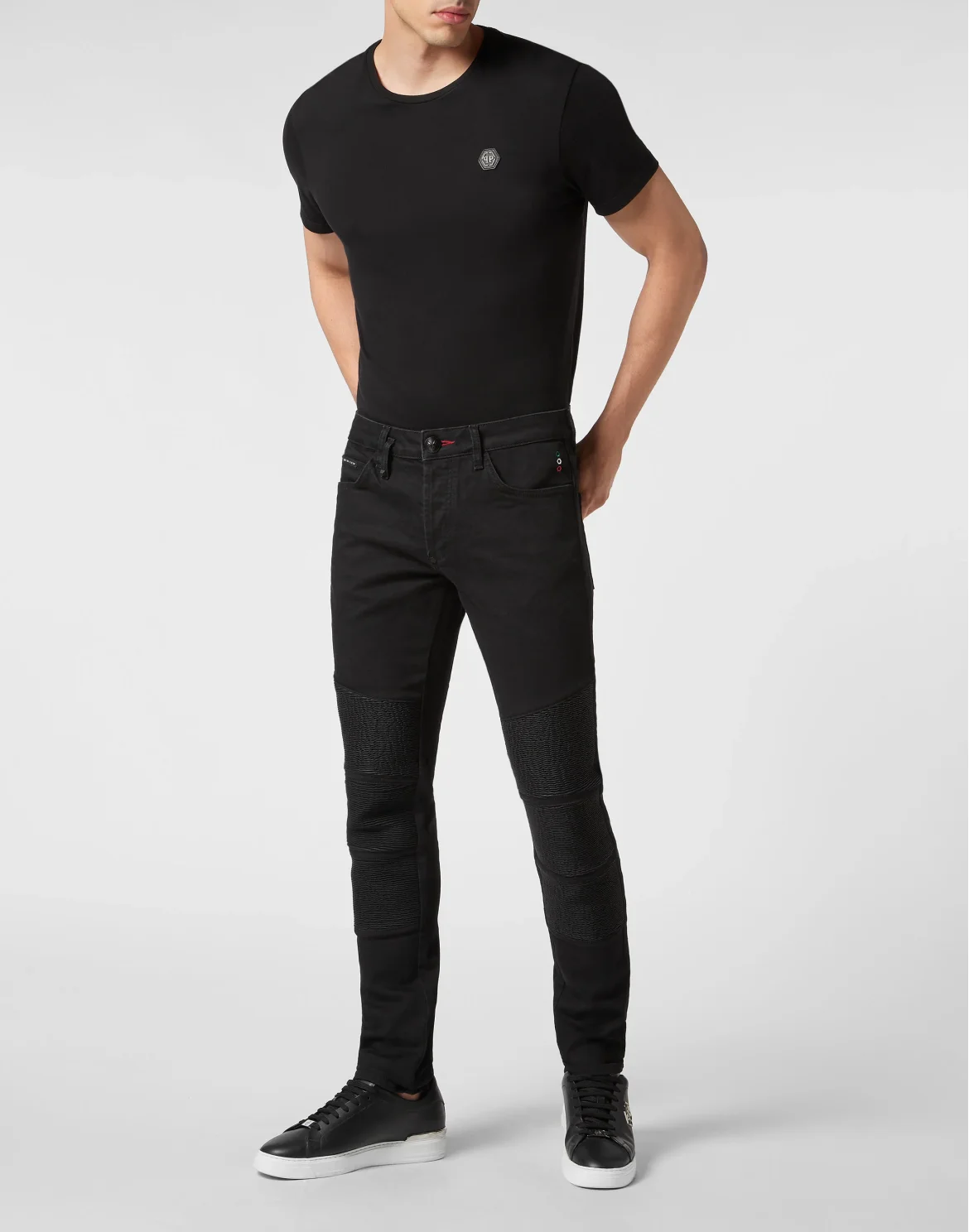 Denim Trousers Super Straight Cut, цвет: Черный