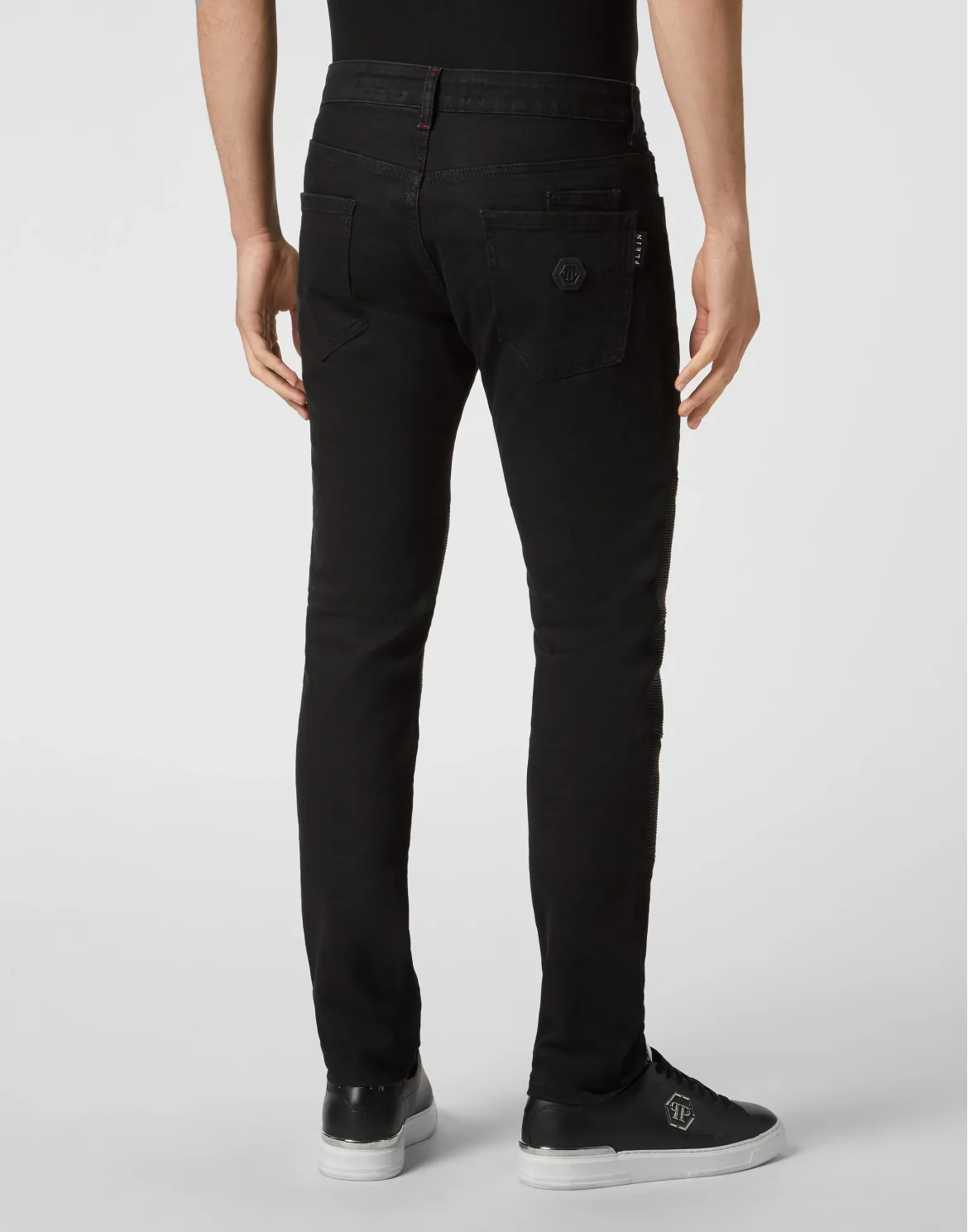 Denim Trousers Super Straight Cut, цвет: Черный