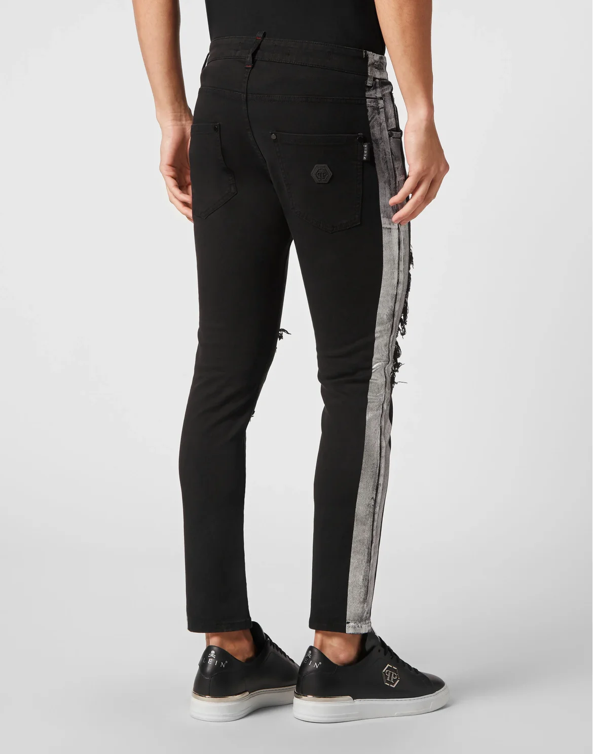 Denim Trousers Skinny Fit, цвет: Черный