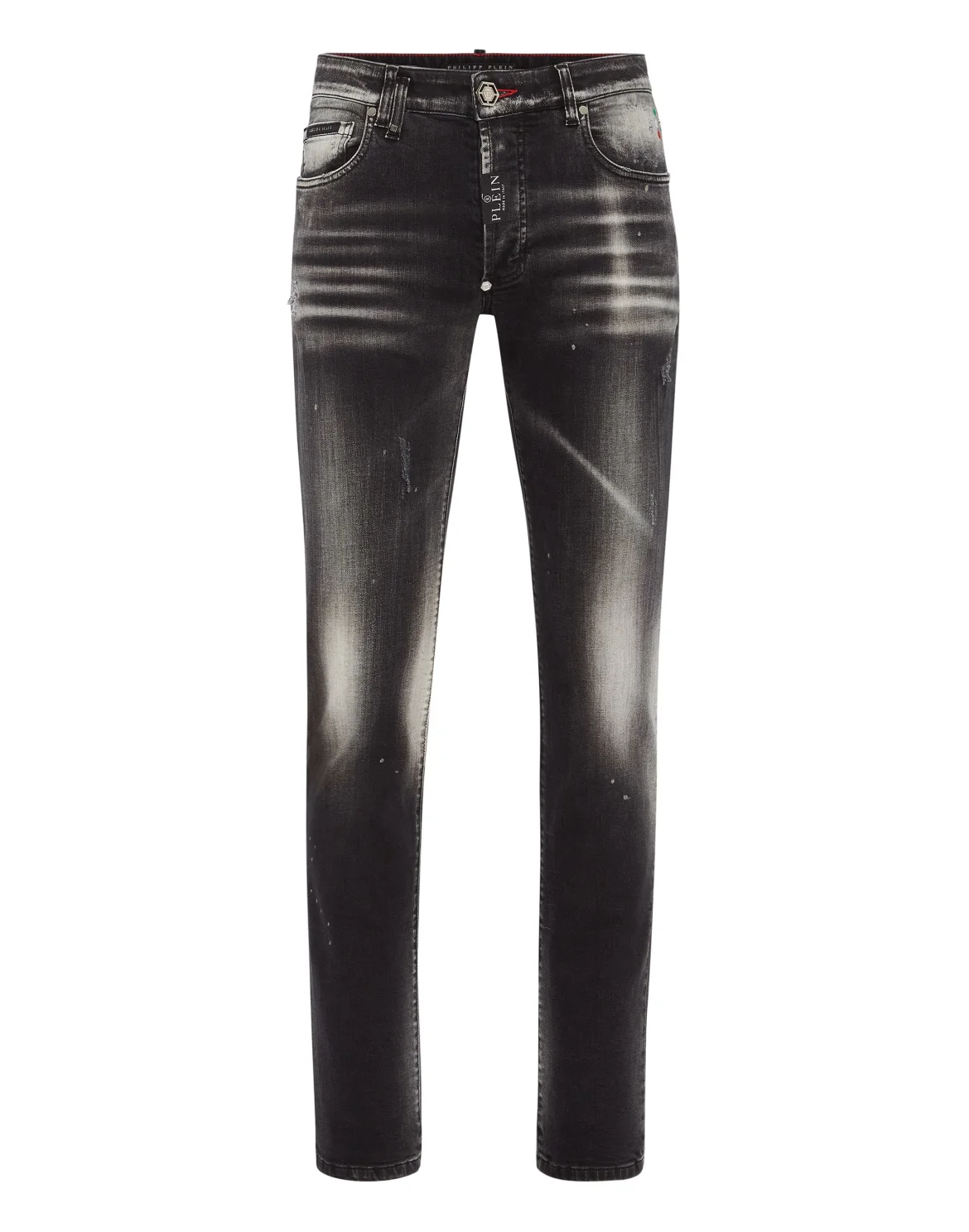 Denim Trousers Super Straight Cut Fit, цвет: Черный