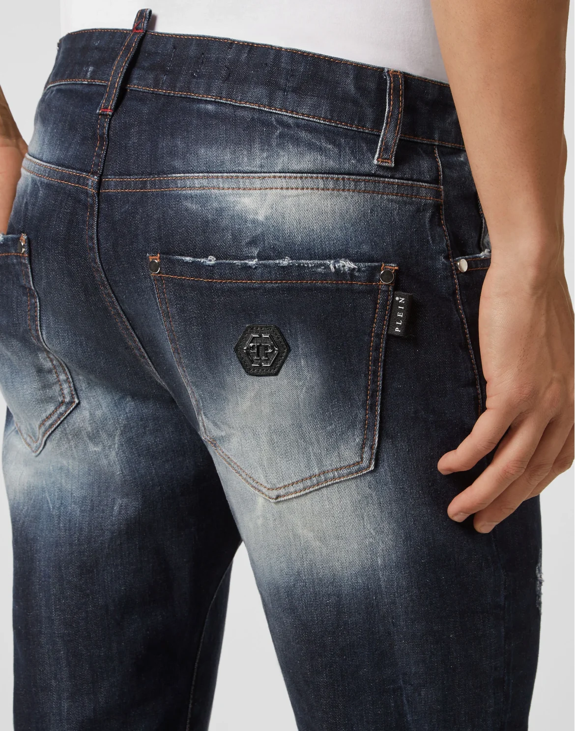 Denim Trousers Super Straight Cut Fit, цвет: Синий