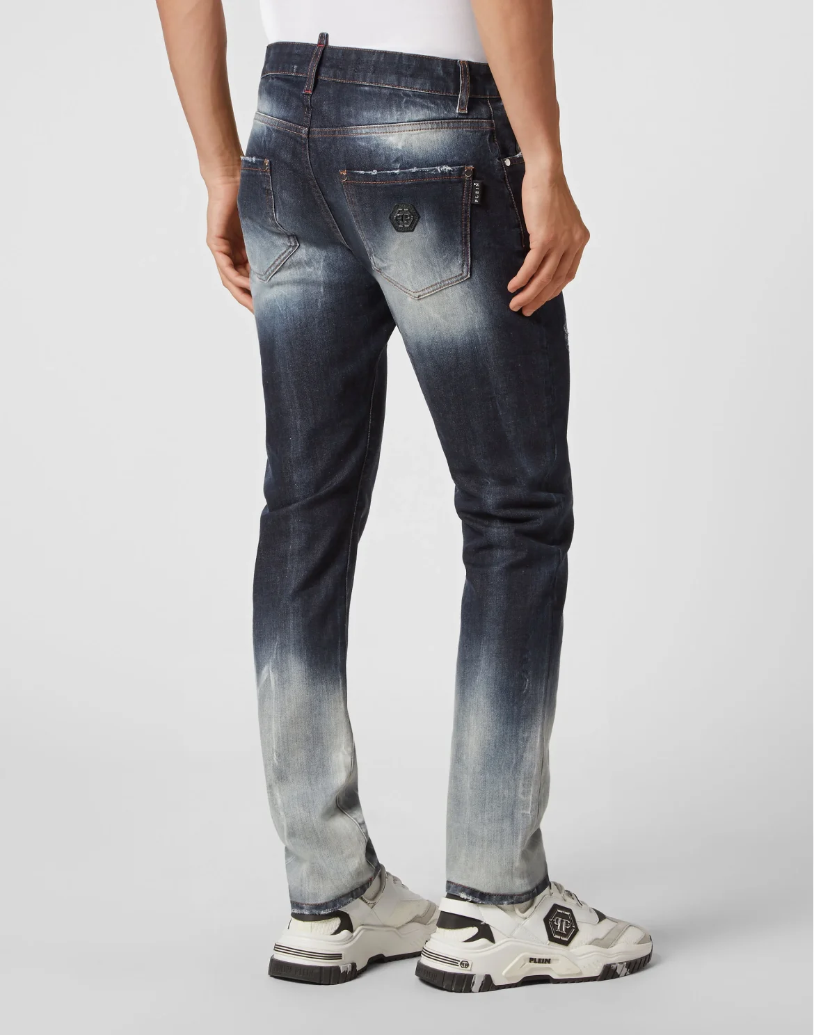 Denim Trousers Super Straight Cut Fit, цвет: Синий