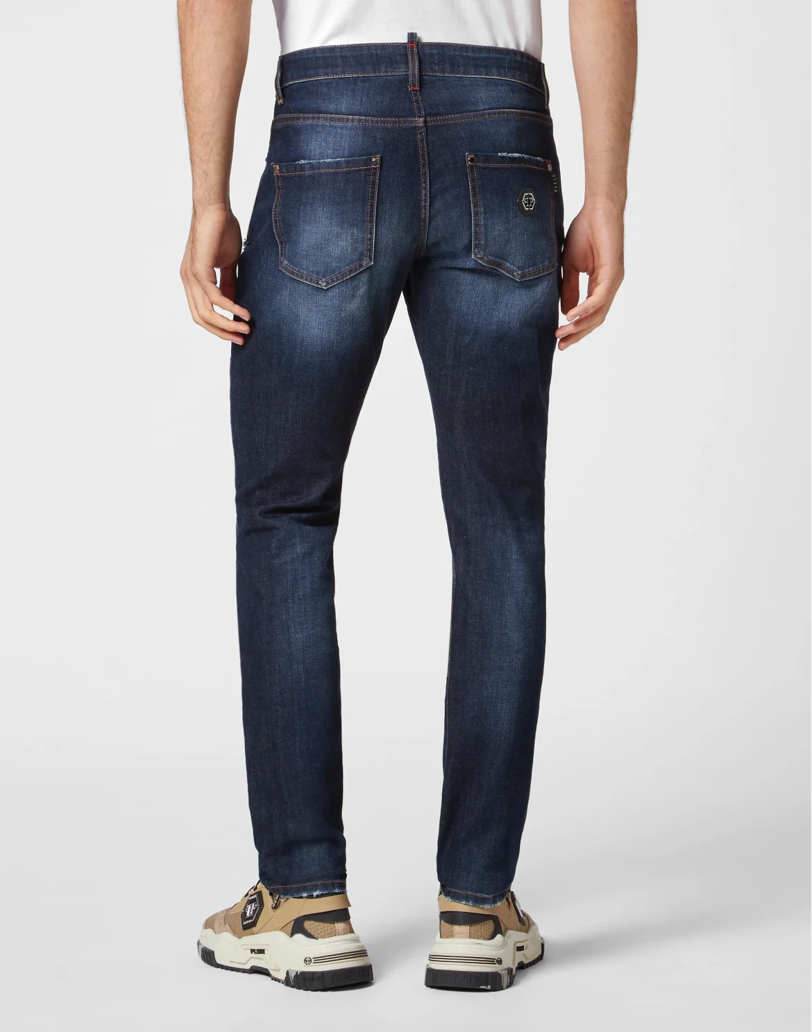 Denim Trousers Super Straight Cut Fit, цвет: Синий