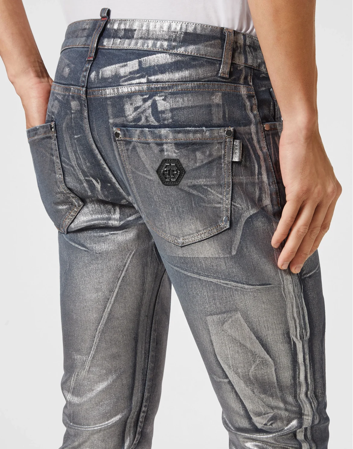 Denim Trousers Super Straight Cut Fit, цвет: Синий