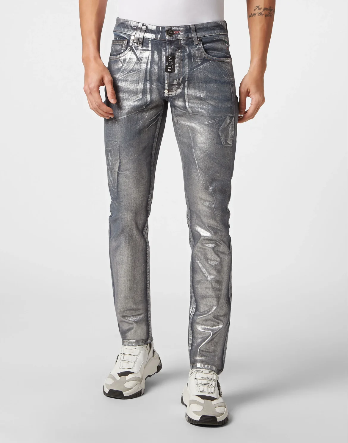 Denim Trousers Super Straight Cut Fit, цвет: Синий