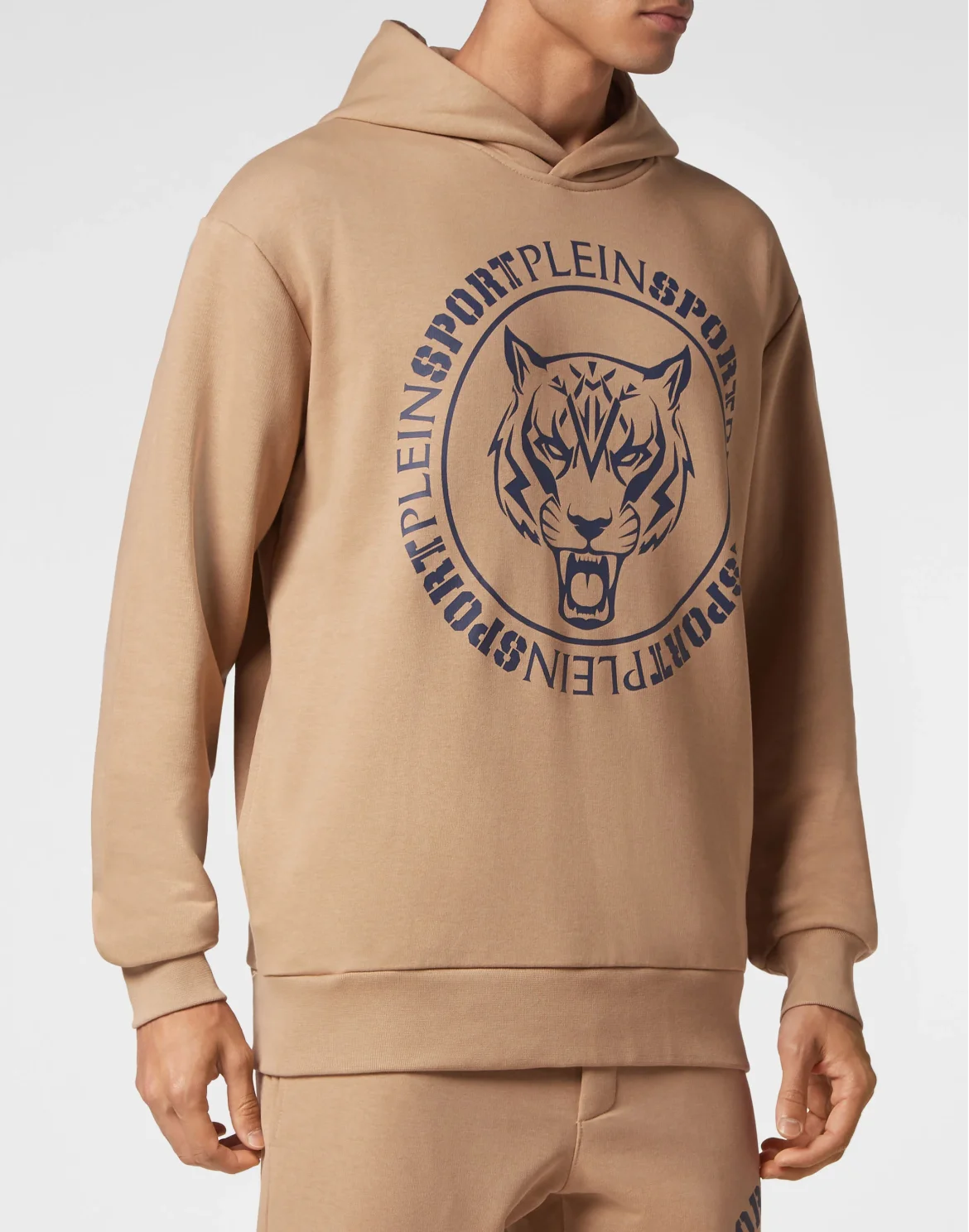 Hoodie Sweatshirt Tiger, цвет: Бежевый