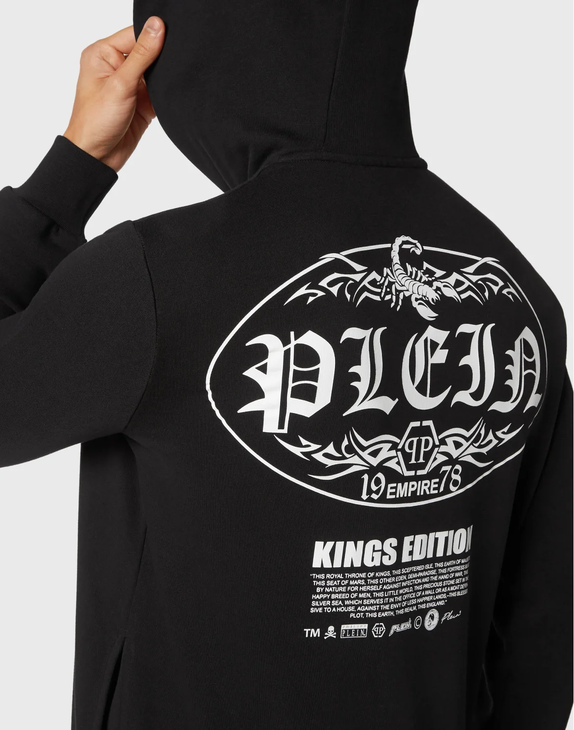 Hoodie Sweatjacket Scorpion, цвет: Черный