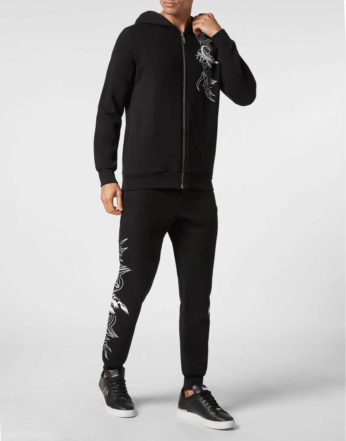 Hoodie Sweatjacket Scorpion, цвет: Черный