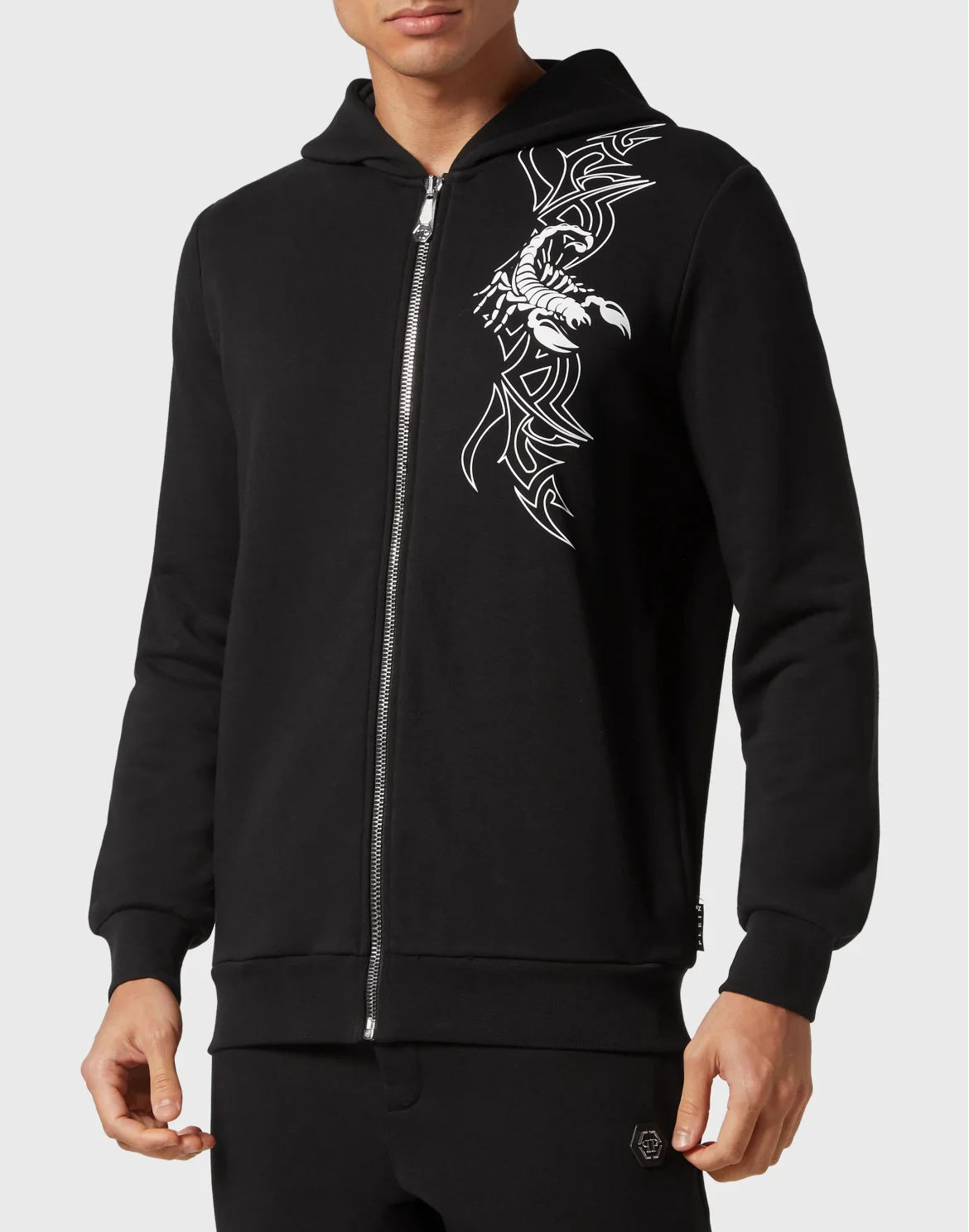 Hoodie Sweatjacket Scorpion, цвет: Черный