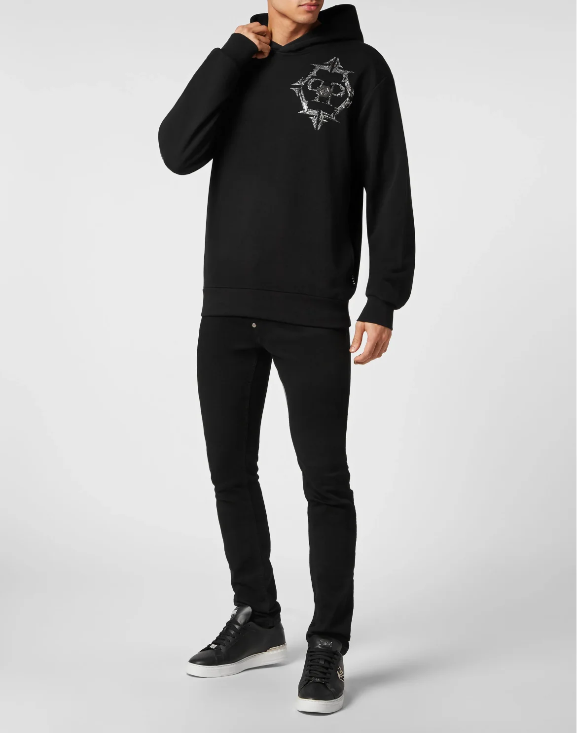 Hoodie Sweatshirt Chrome, цвет: Черный