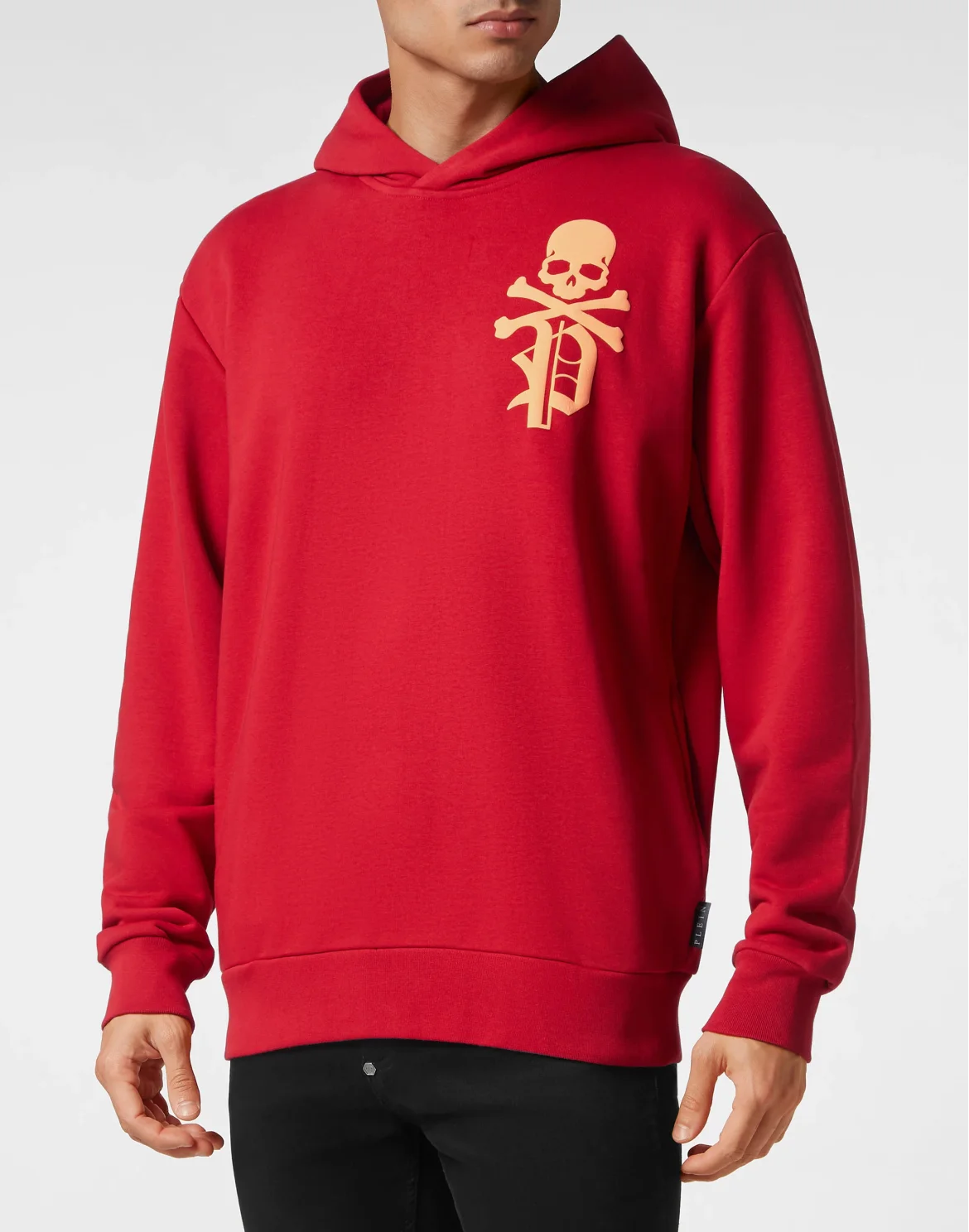 Hoodie Sweatshirt Gothic Plein, цвет: Красный