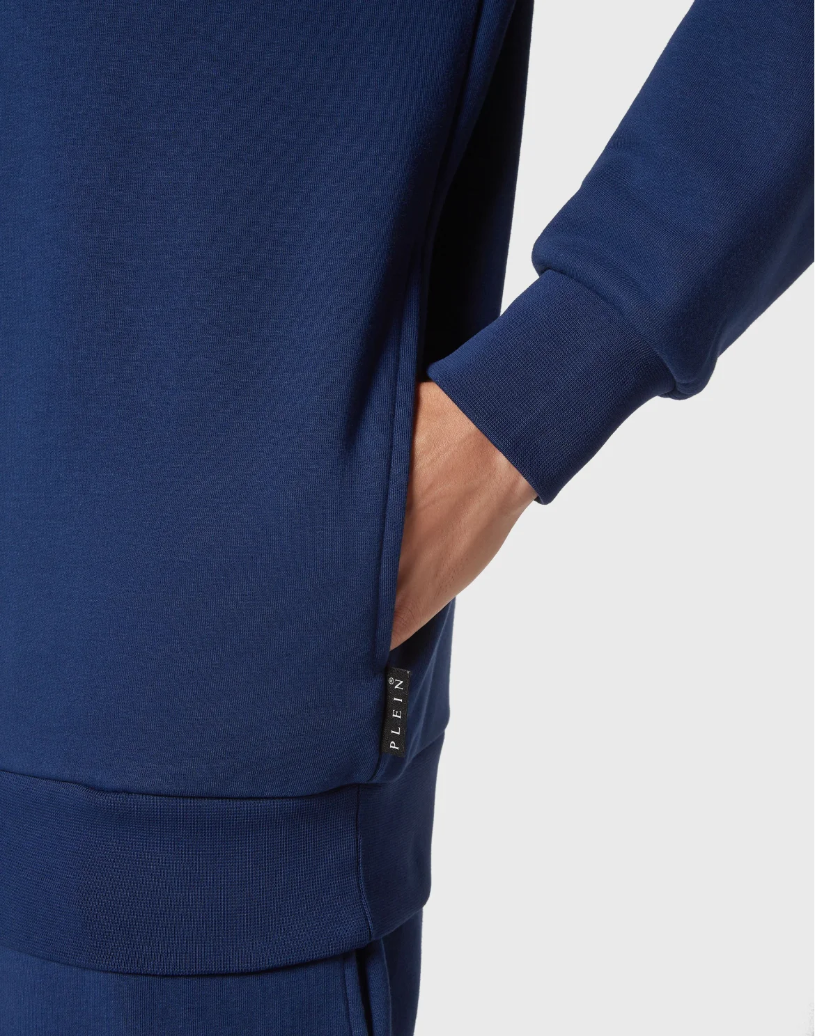 Hoodie Sweatshirt Gothic Plein, цвет: Синий