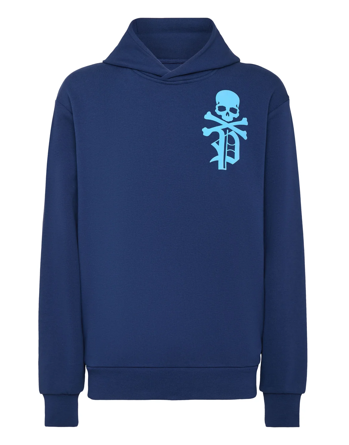 Hoodie Sweatshirt Gothic Plein, цвет: Синий