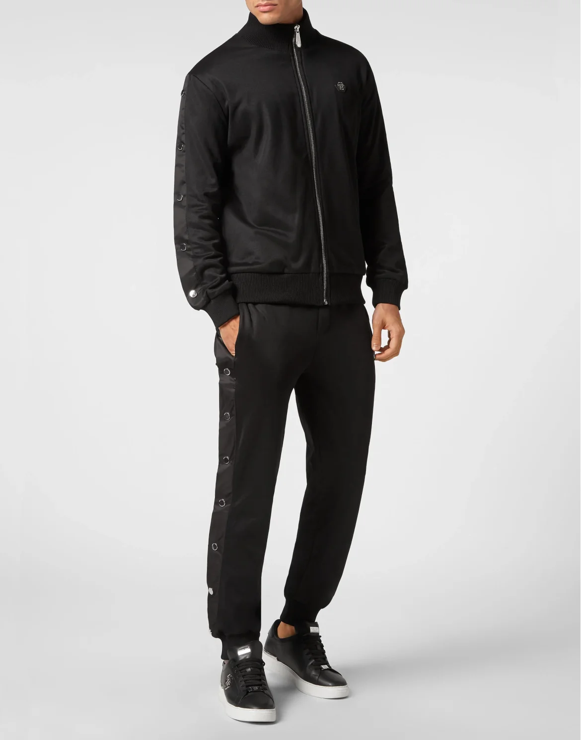 Jogging Zipped Jacket Skull&Bones, цвет: Черный