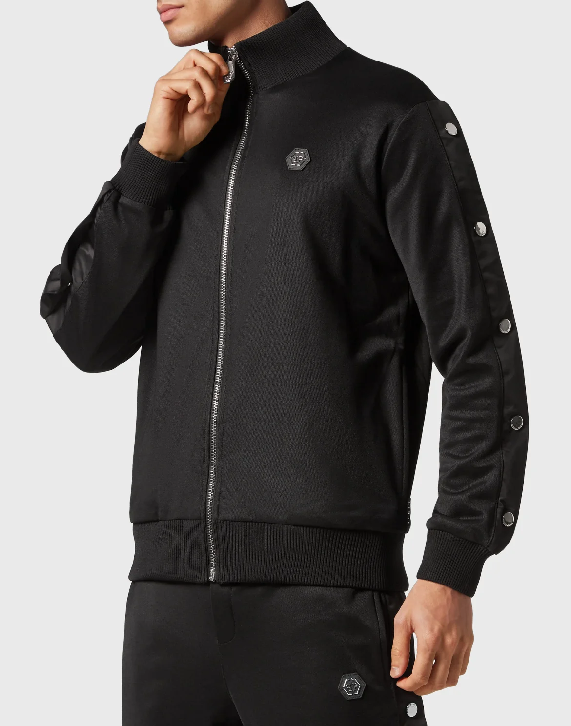 Jogging Zipped Jacket Skull&Bones, цвет: Черный