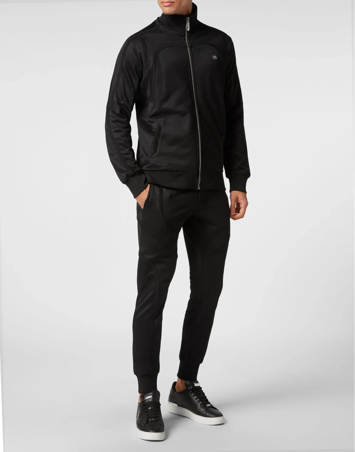 Jogging Zipped Jacket Skull&Bones, цвет: Черный