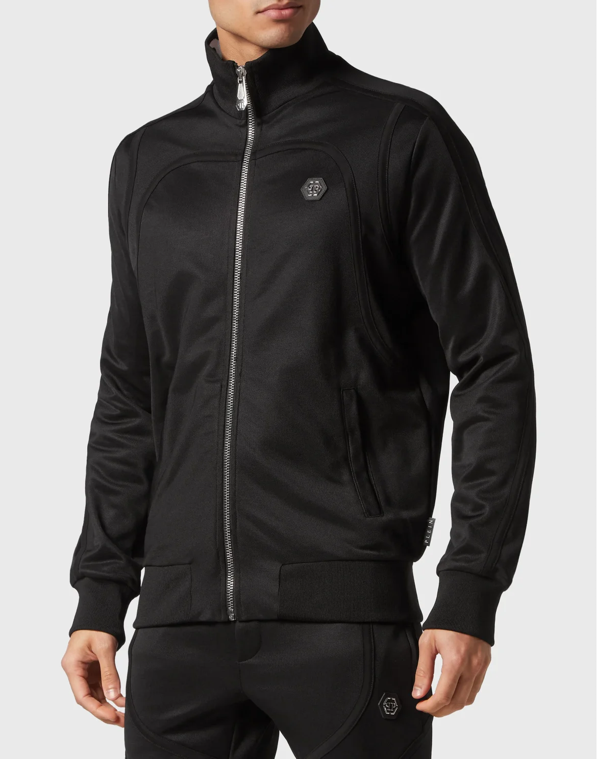 Jogging Zipped Jacket Skull&Bones, цвет: Черный