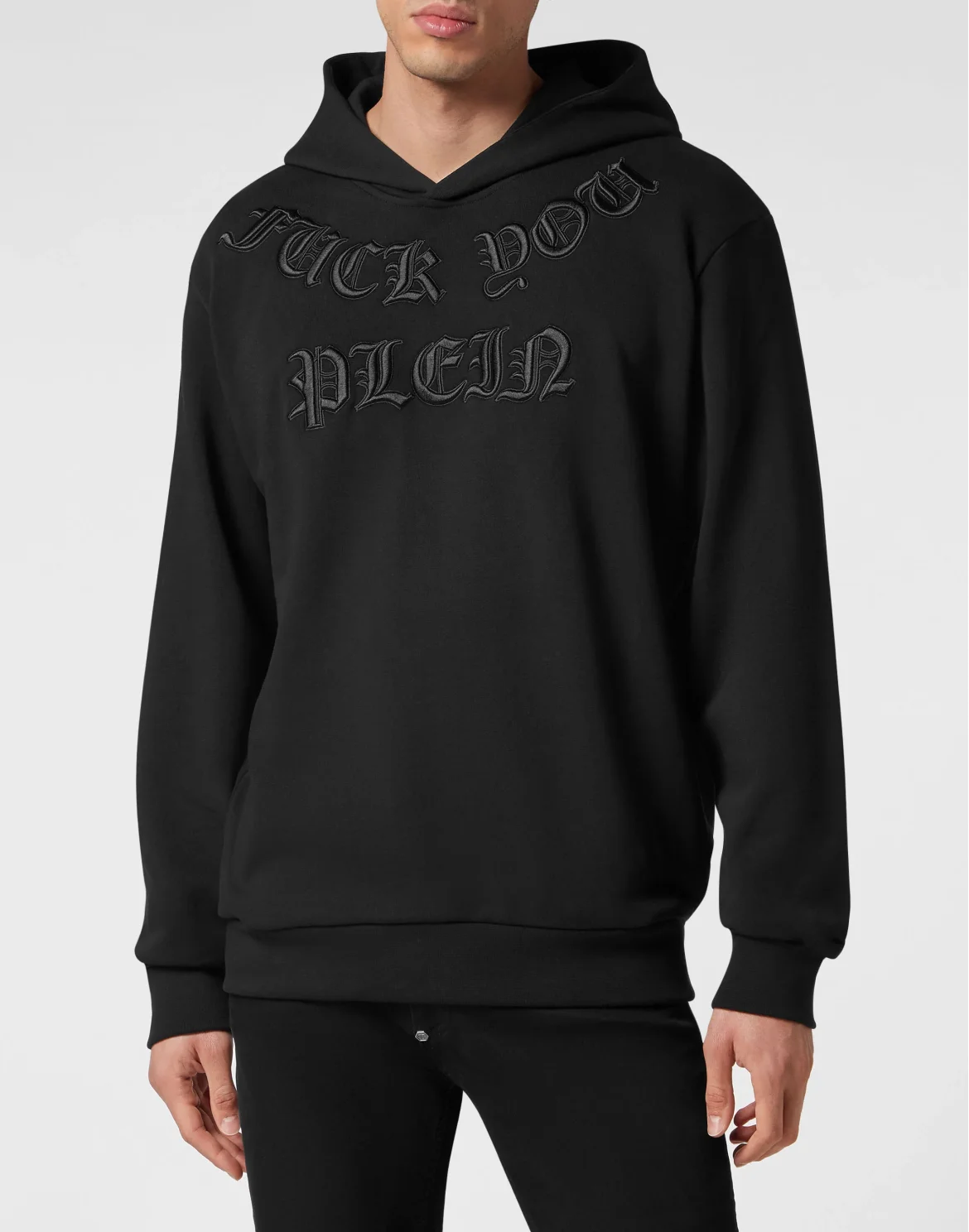 Hoodie Sweatshirt Gothic Plein, цвет: Черный