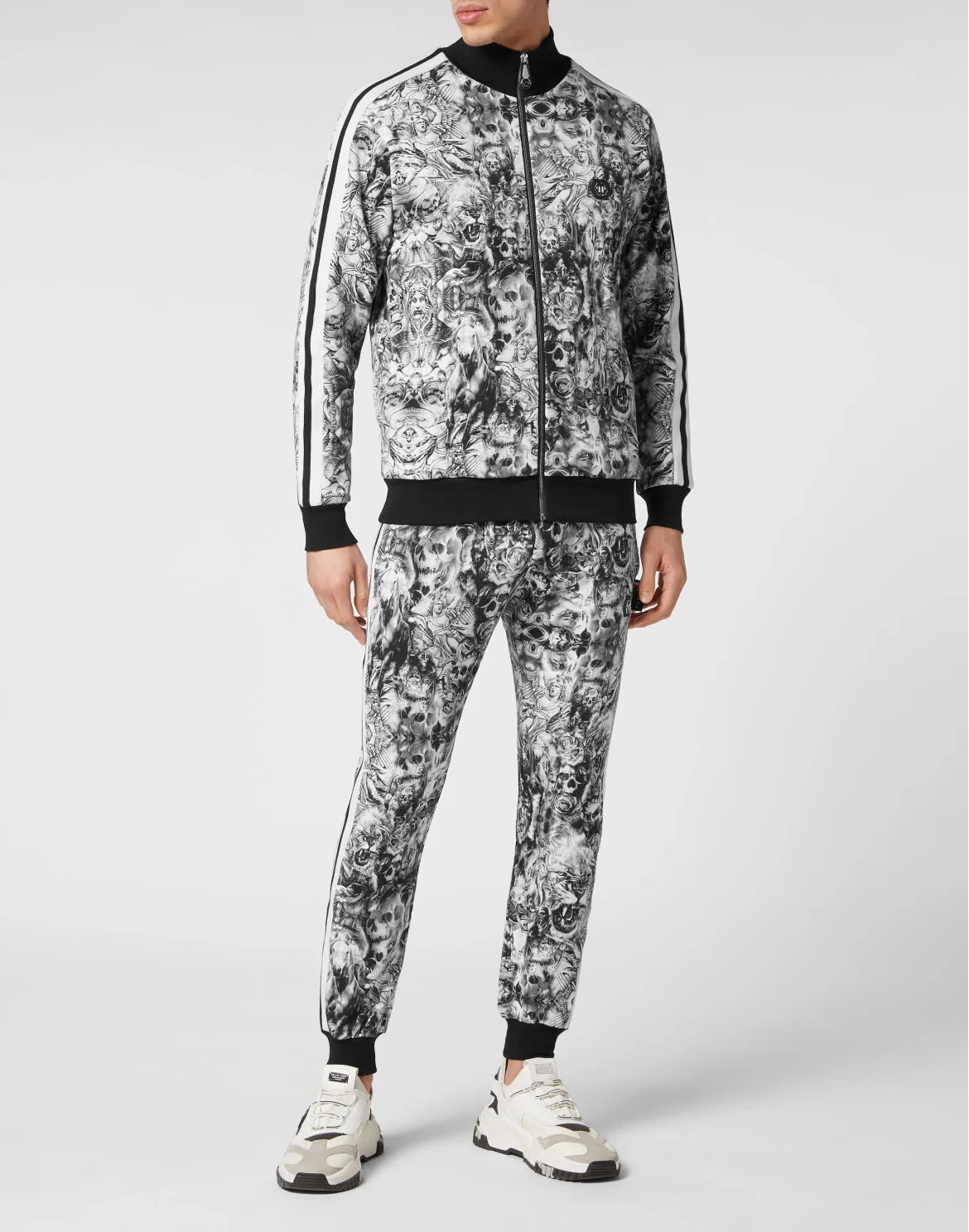 Jogging Tracksuit: Top/Trousers Tattoo, цвет: Черный